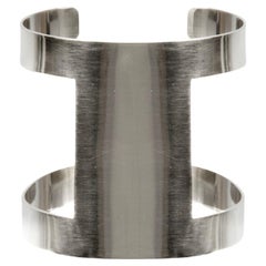 MAUKE V JEWELRY Sterling Silver Statement Cuff with Shiny Finish