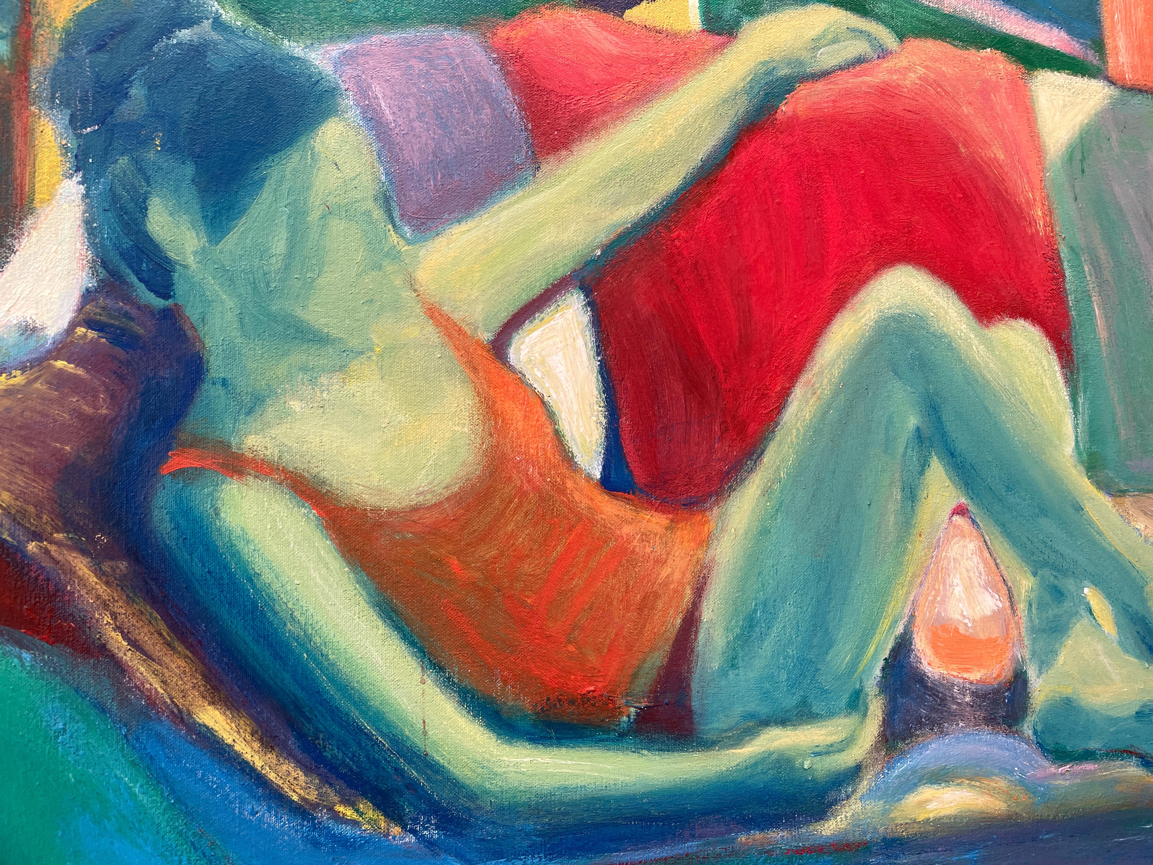 Figura en el sofá