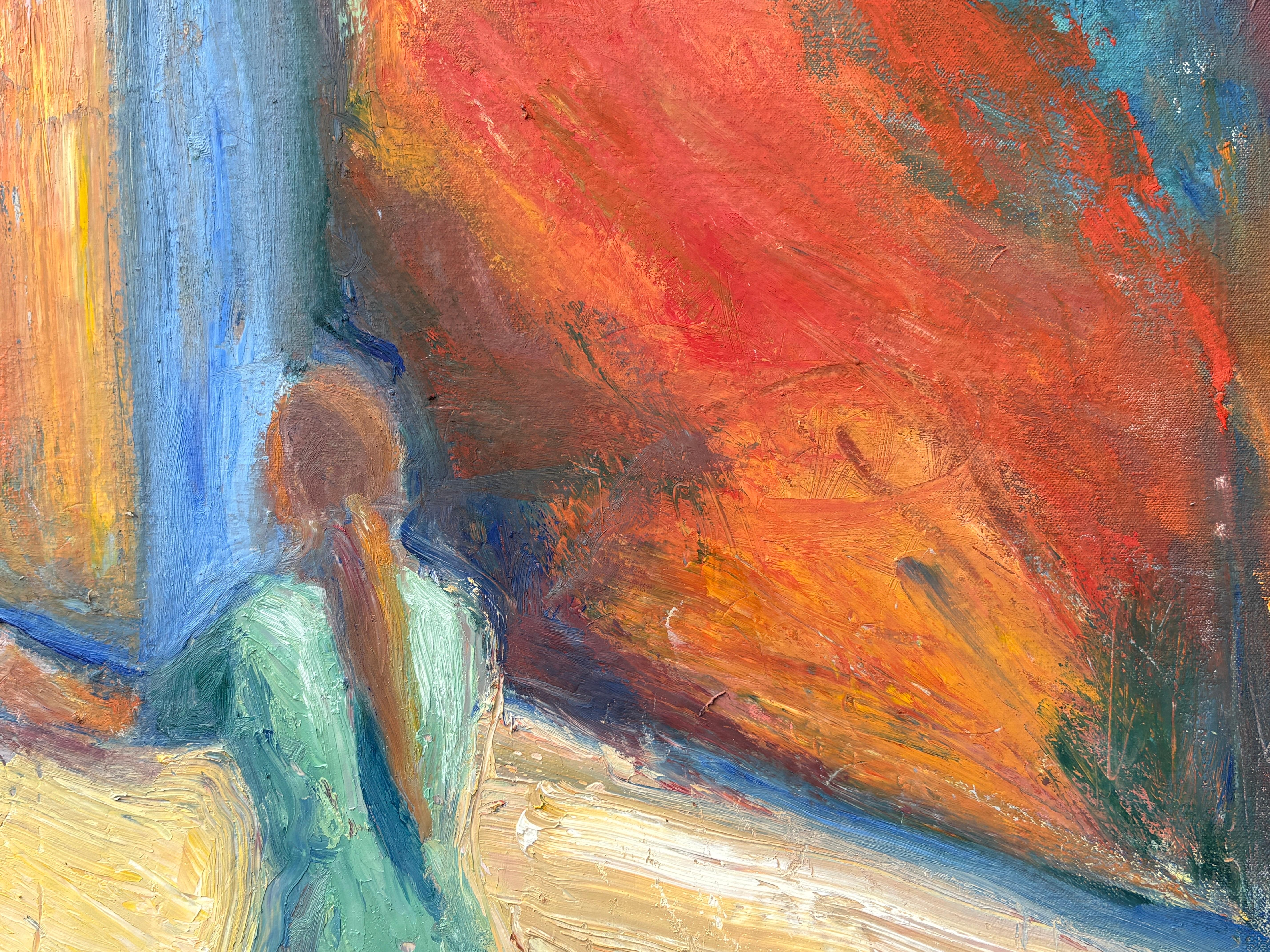 „Siena-Sommer“ von Maura Petersen – lebhafte und farbenfrohe italienische Straßenszene im Angebot 12