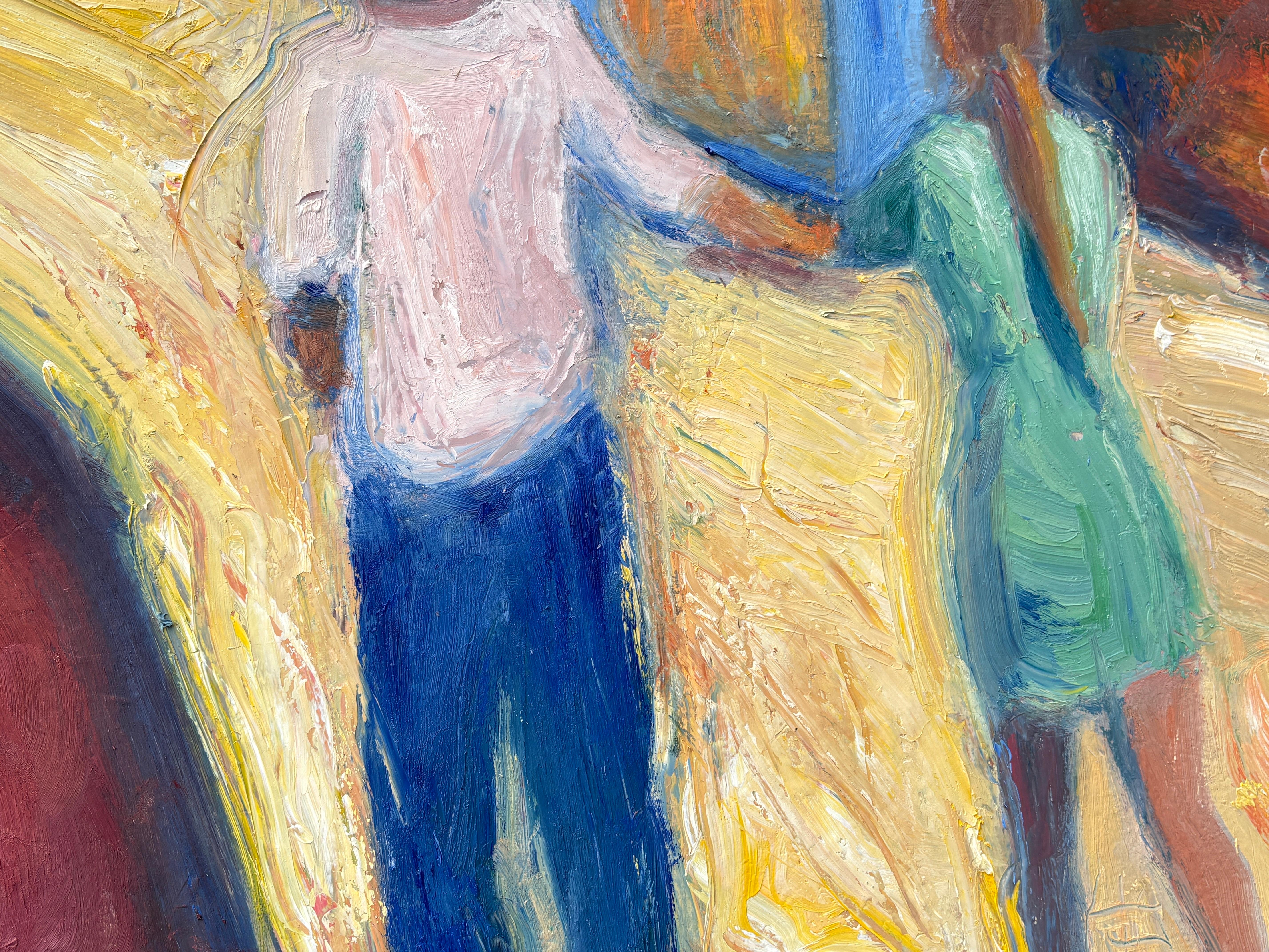 „Siena-Sommer“ von Maura Petersen – lebhafte und farbenfrohe italienische Straßenszene im Angebot 13