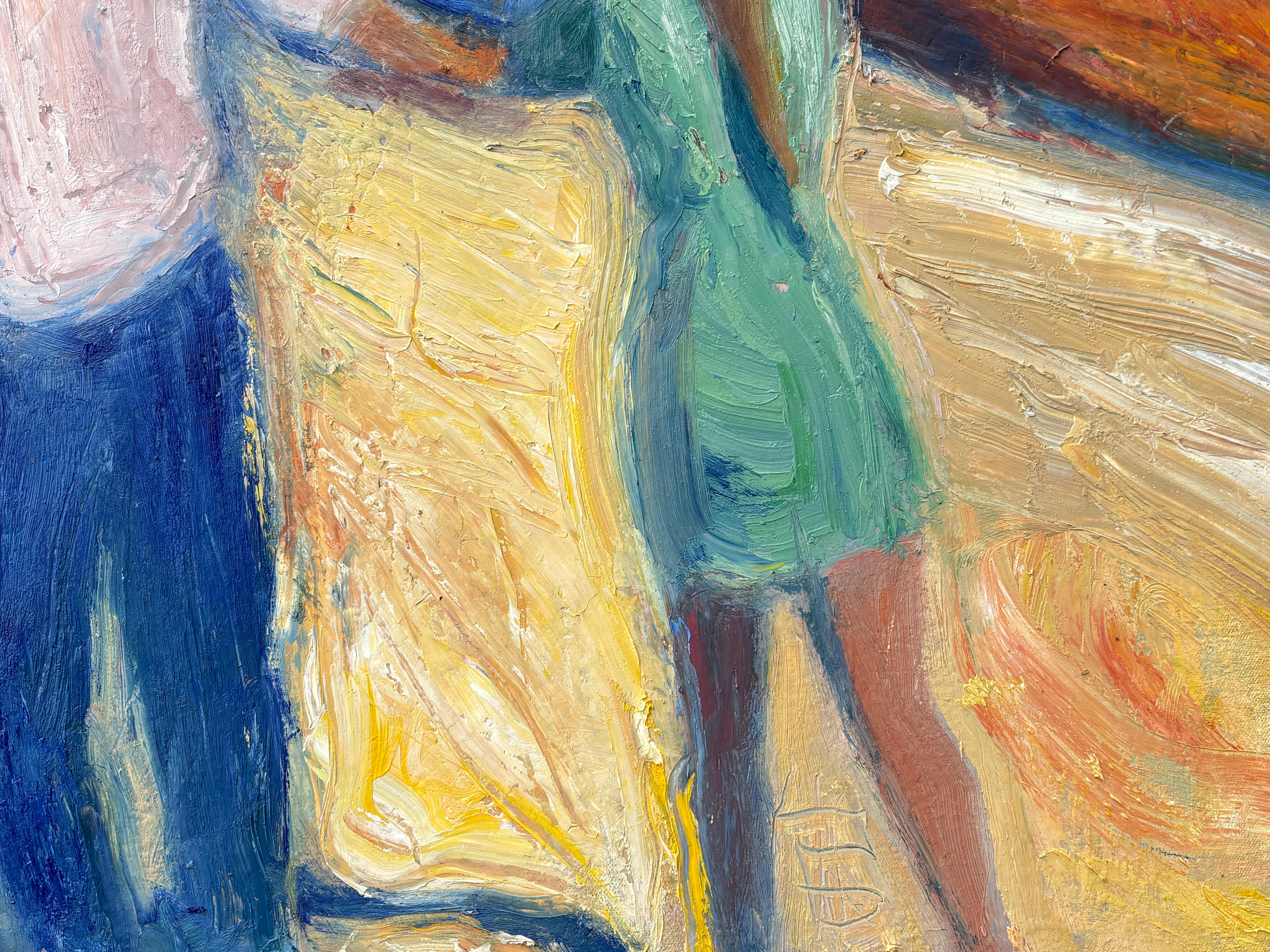 „Siena-Sommer“ von Maura Petersen – lebhafte und farbenfrohe italienische Straßenszene im Angebot 14