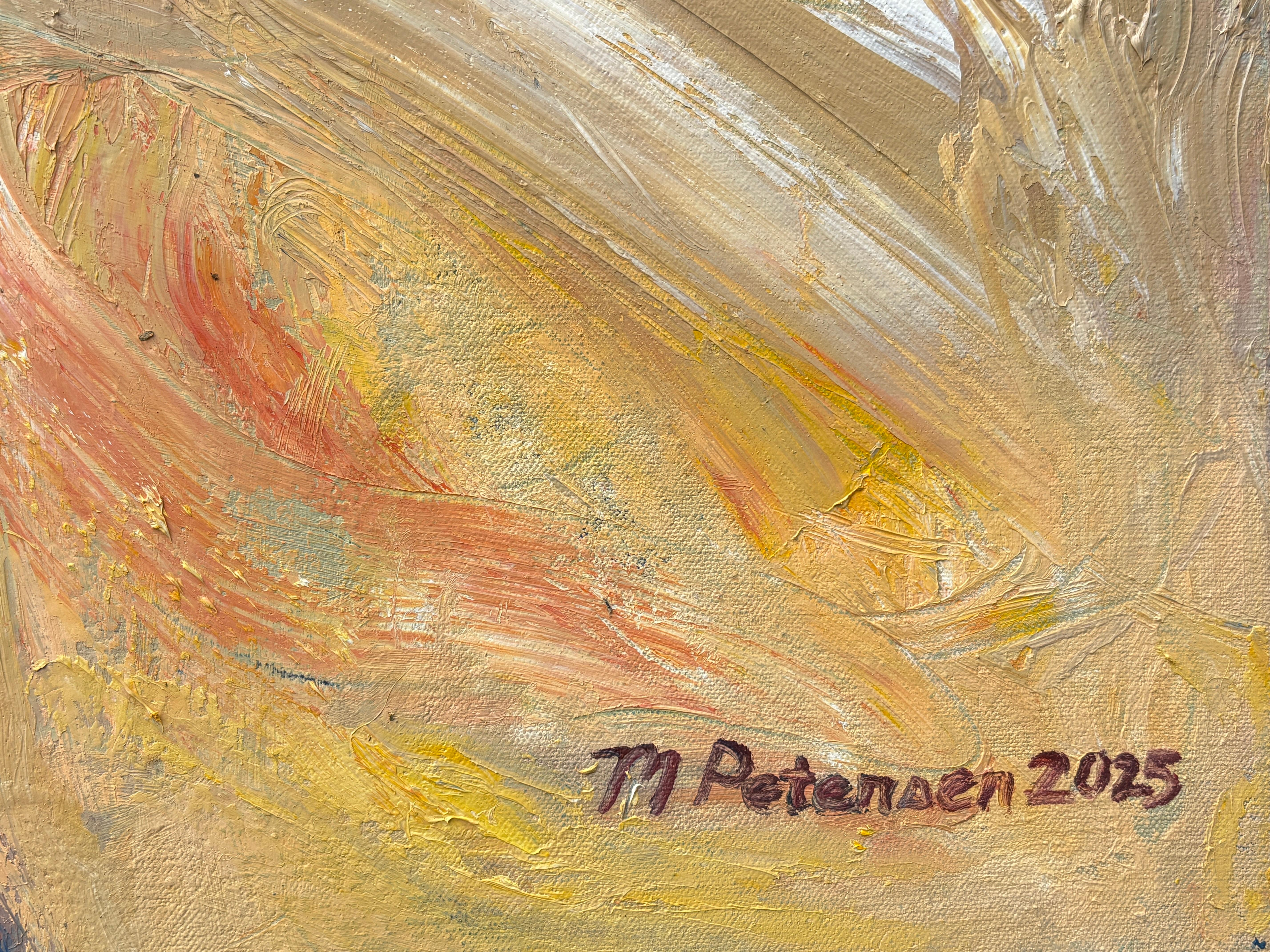 „Siena-Sommer“ von Maura Petersen – lebhafte und farbenfrohe italienische Straßenszene im Angebot 15