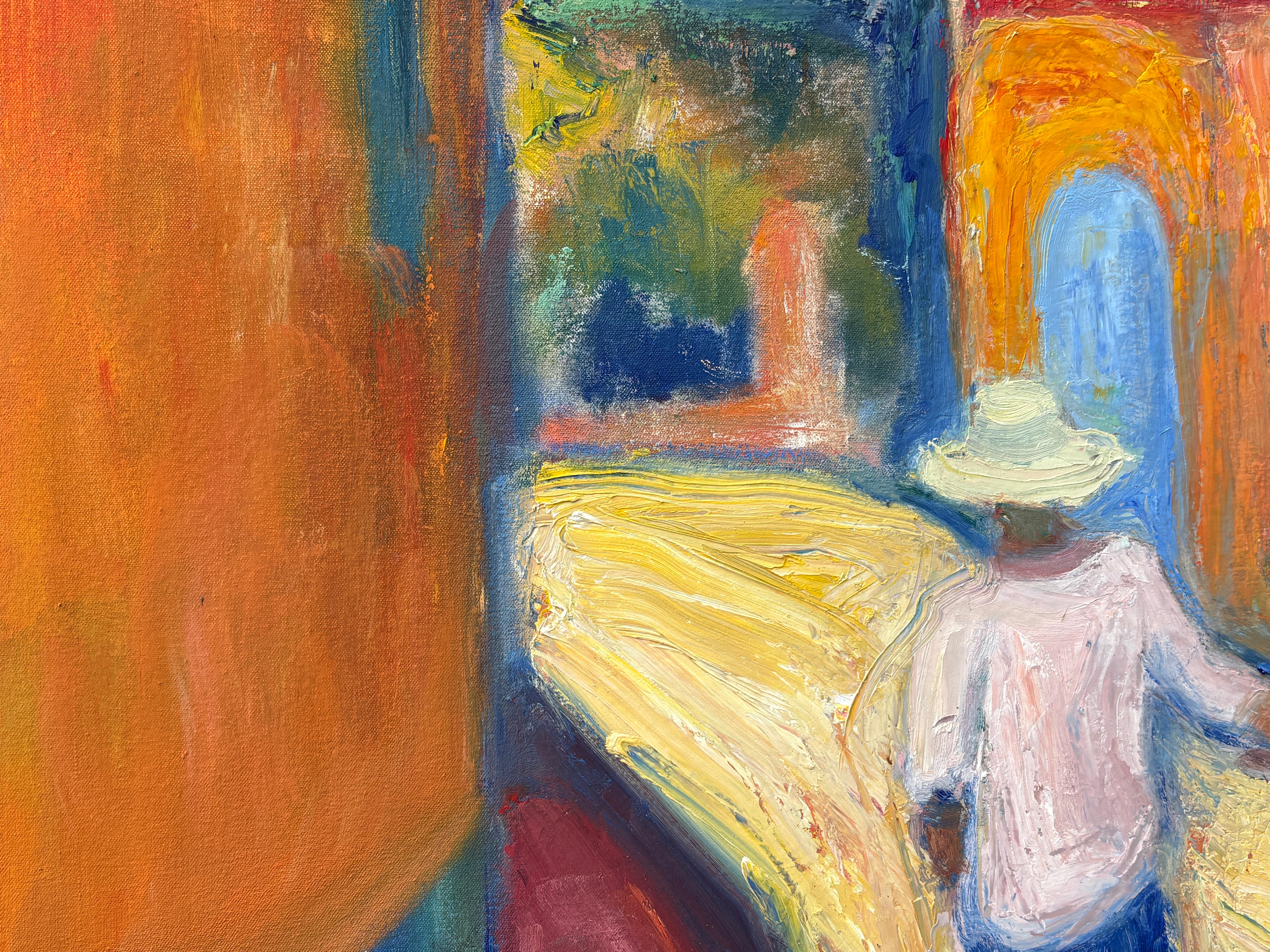 „Siena-Sommer“ von Maura Petersen – lebhafte und farbenfrohe italienische Straßenszene im Angebot 8