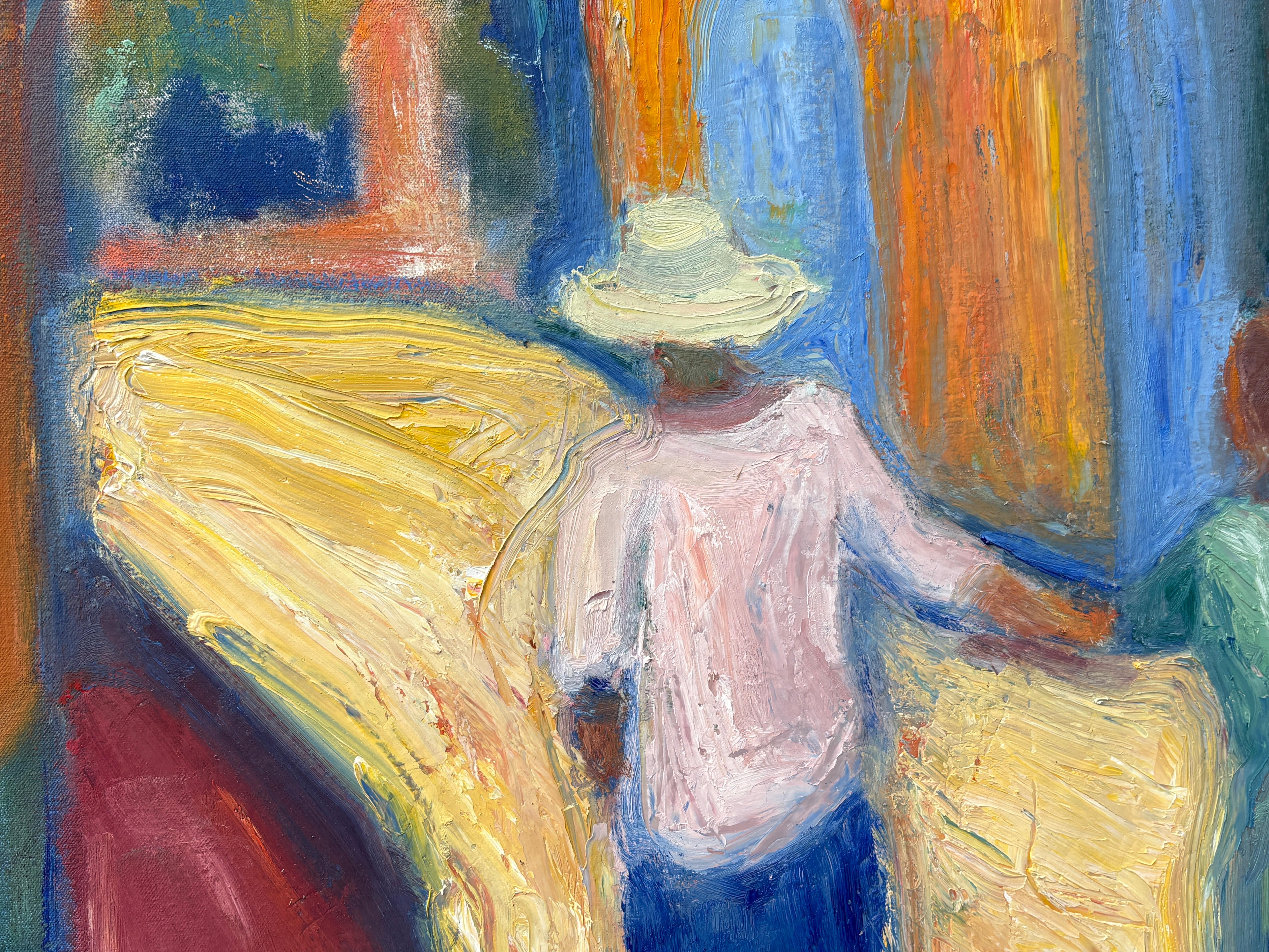 „Siena-Sommer“ von Maura Petersen – lebhafte und farbenfrohe italienische Straßenszene im Angebot 9