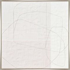 "Joshua Tree" Contemporary Abstract Mixed Media on Canvas Framed Painting