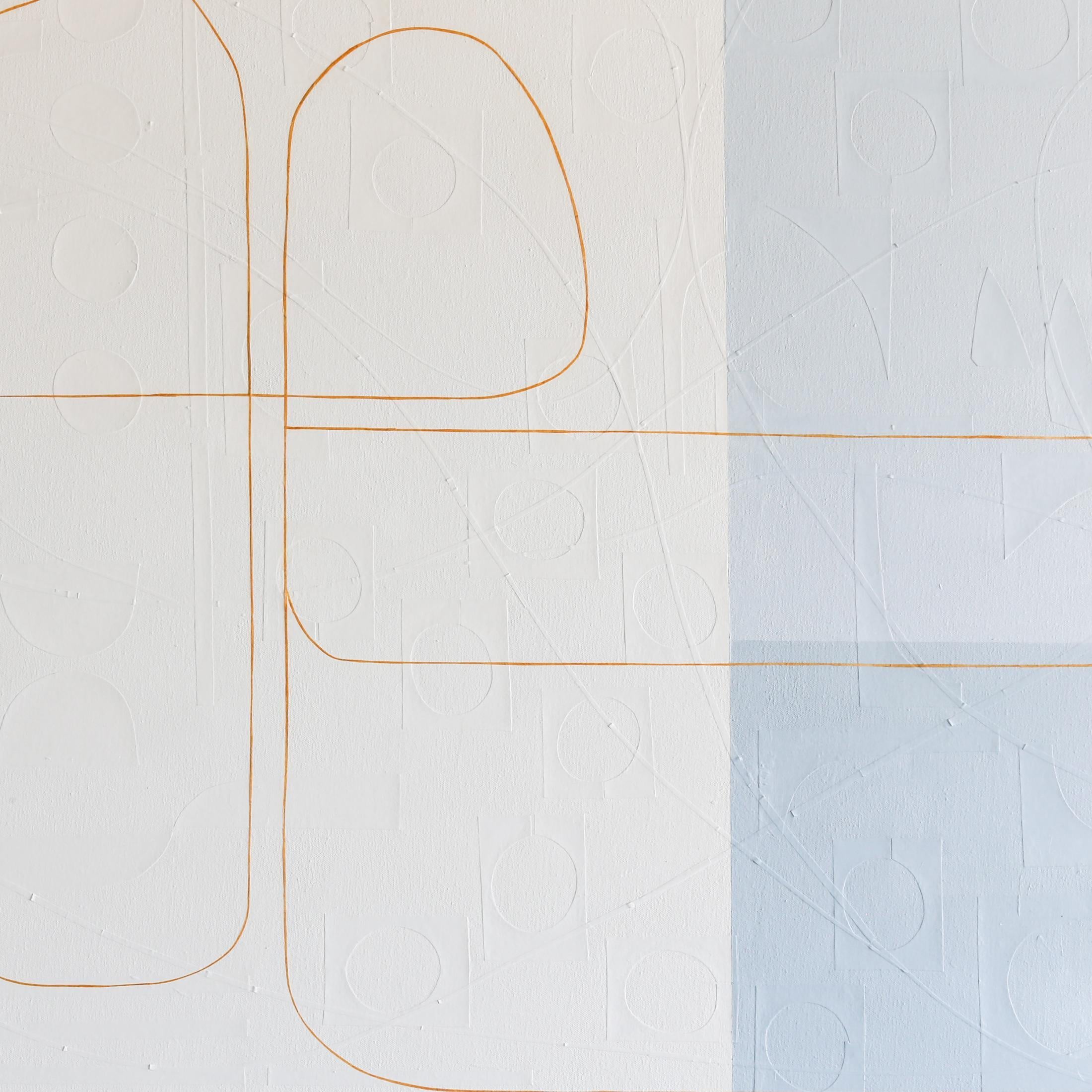 Les œuvres abstraites de Maura Segal évoquent une délicate simplicité. Des blocs de couleur s'étalent langoureusement derrière de fines lignes sinueuses et des courbes fluides et libres. Pourtant, en y regardant de plus près, le savoir-faire de