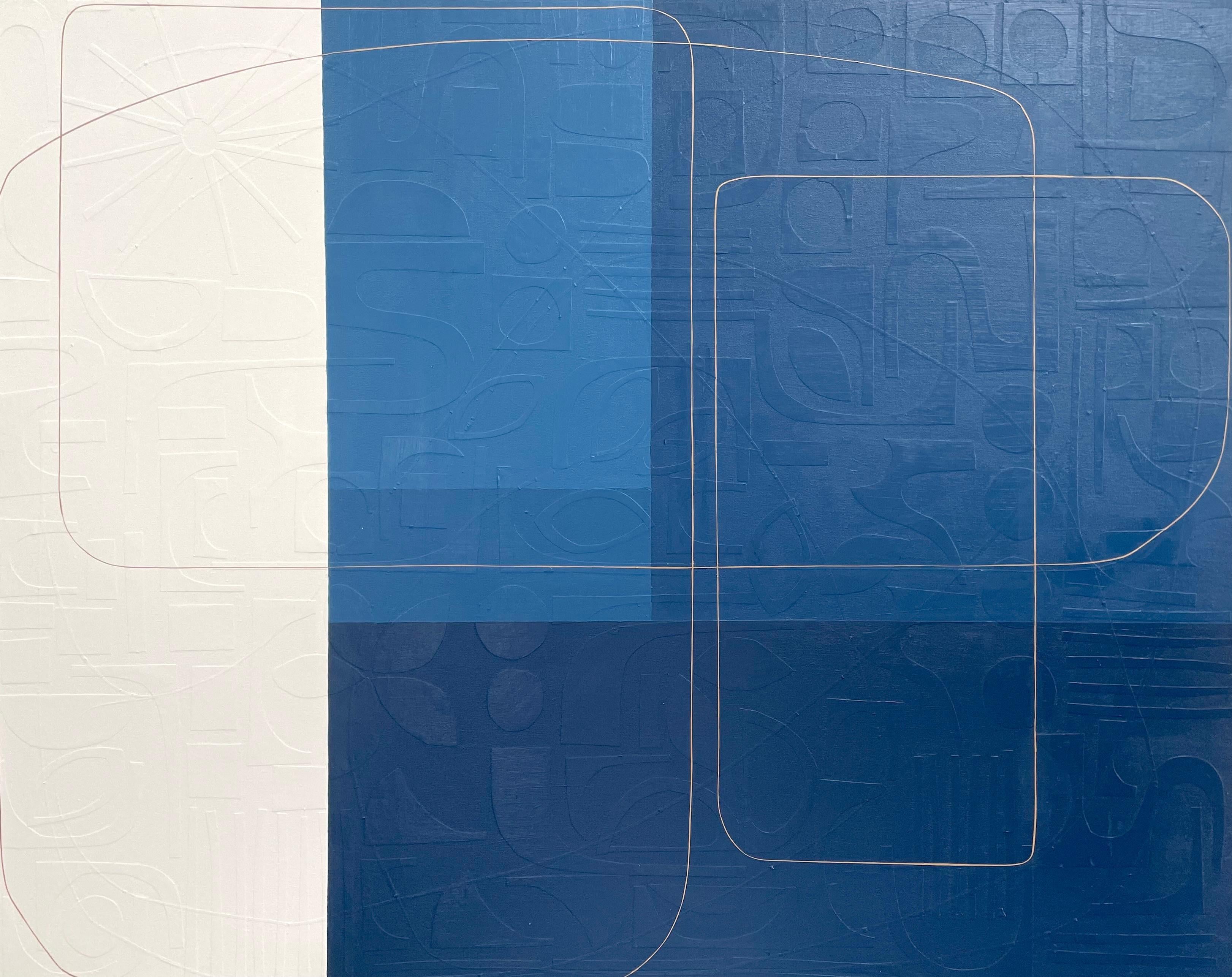 Maura Segal Abstract Painting – Fish