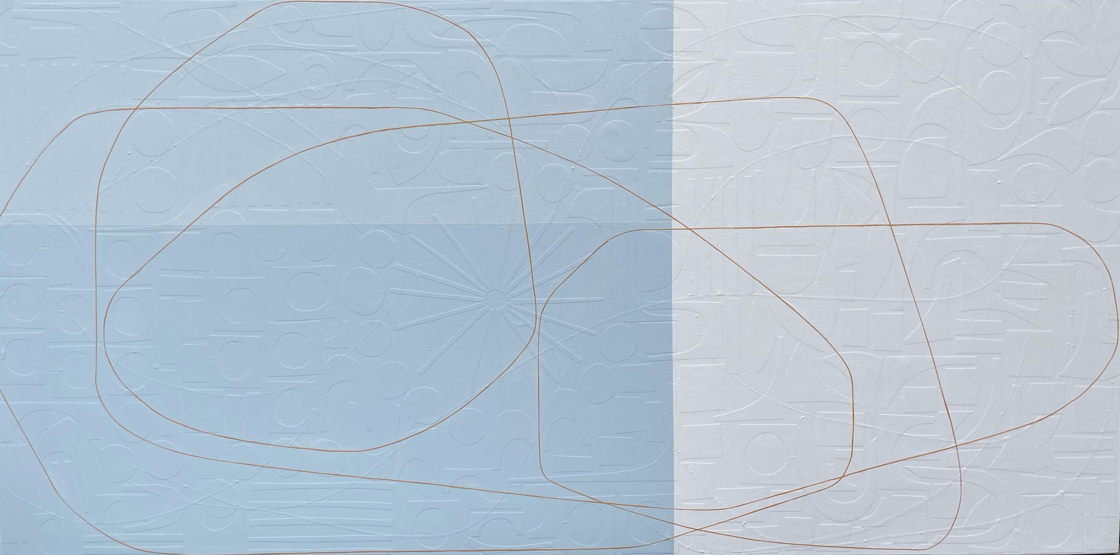 Maura Segal Abstract Painting - Information Route