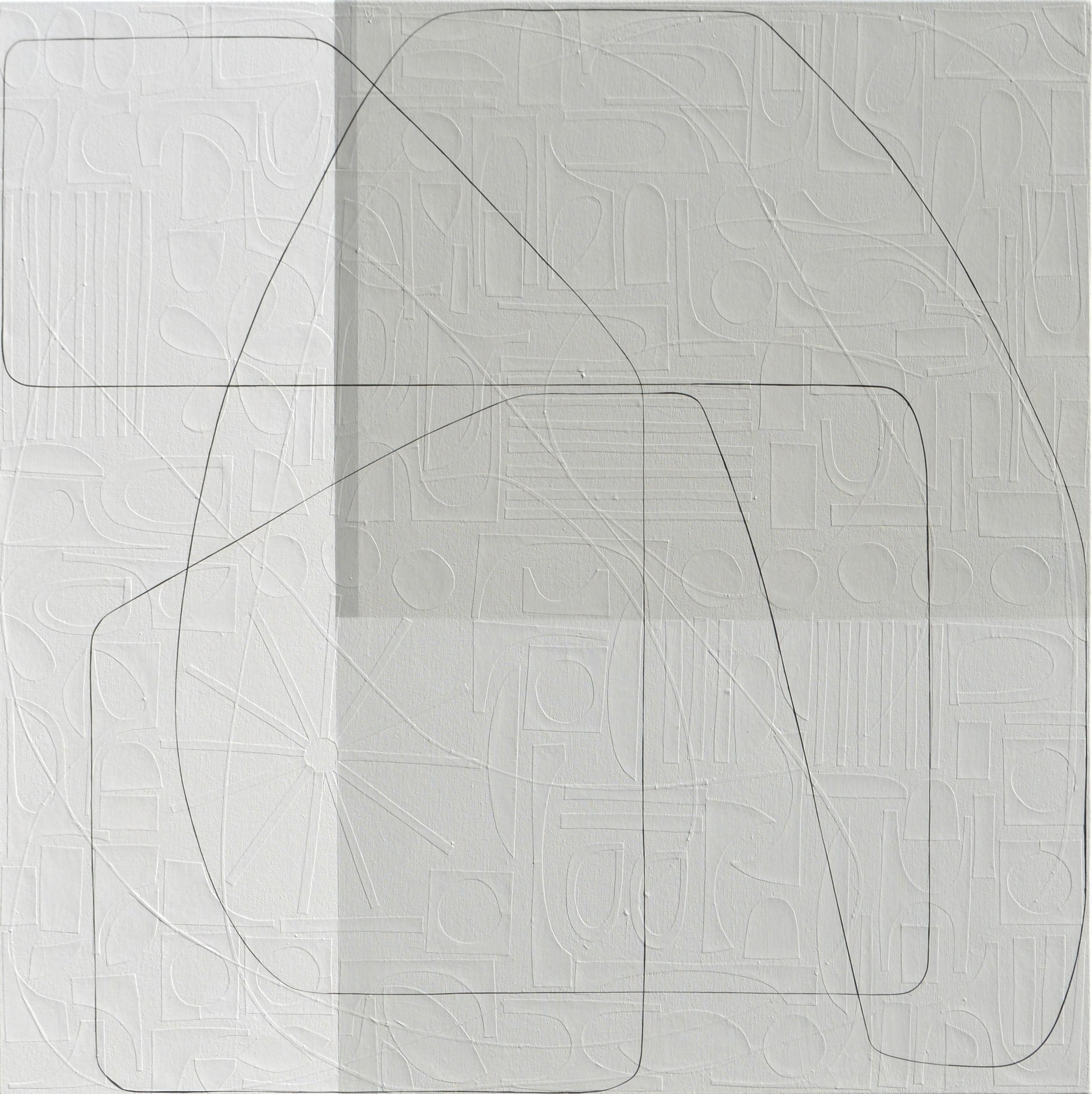 Abstract Painting di Maura Segal - Gru di carta II