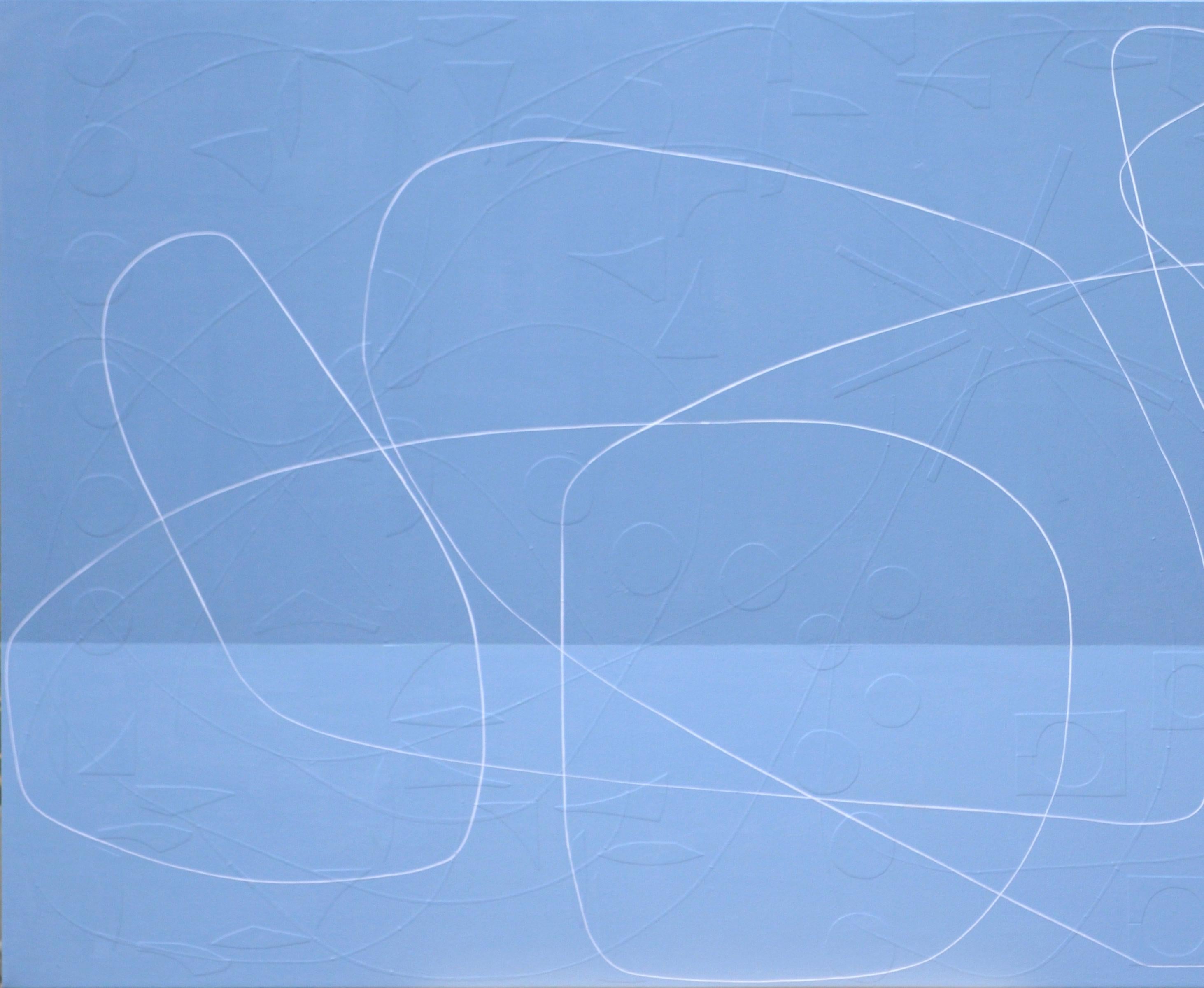 Femme couchée en position de repos - Contemporain Painting par Maura Segal