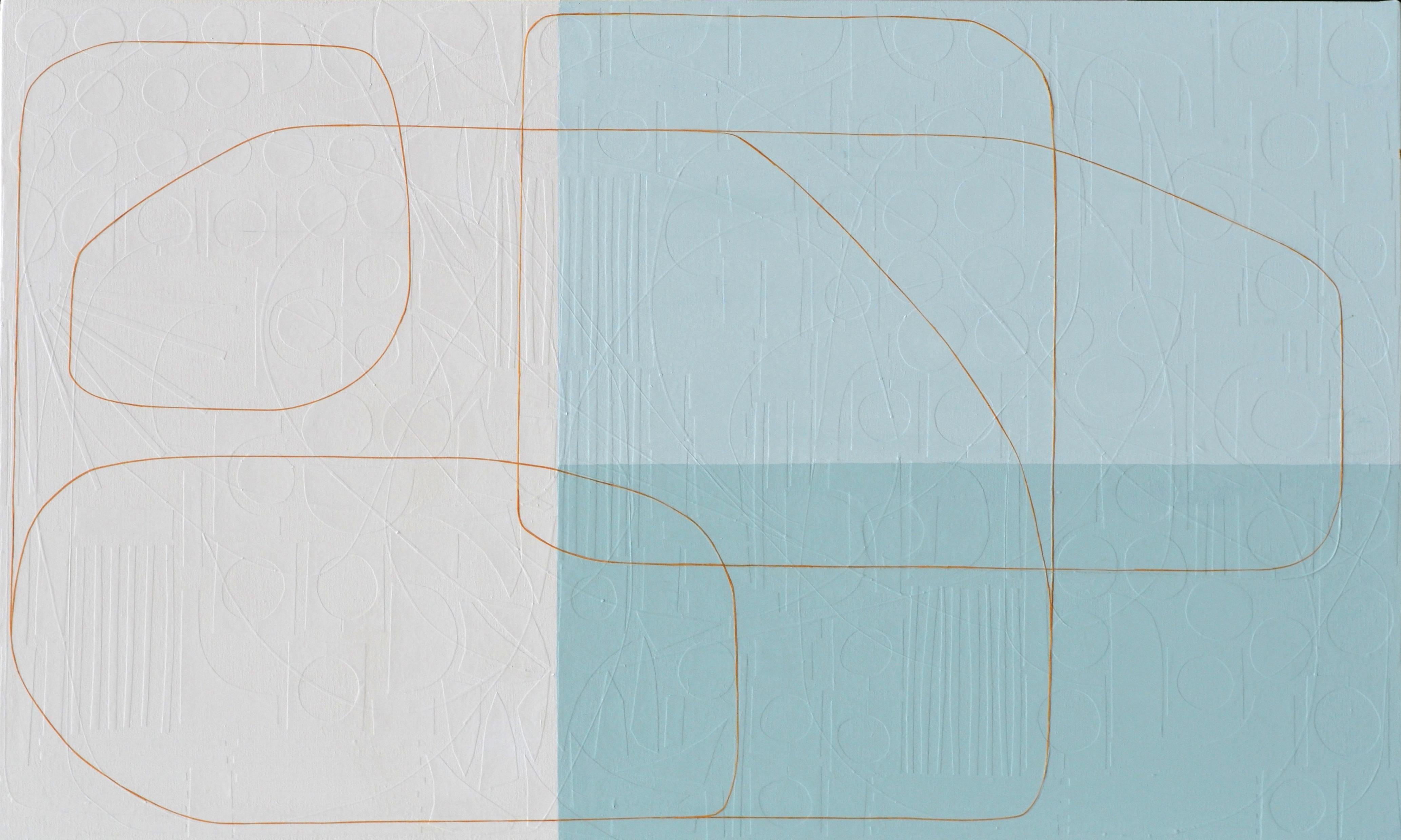 Maura Segal Abstract Painting - Seafoam