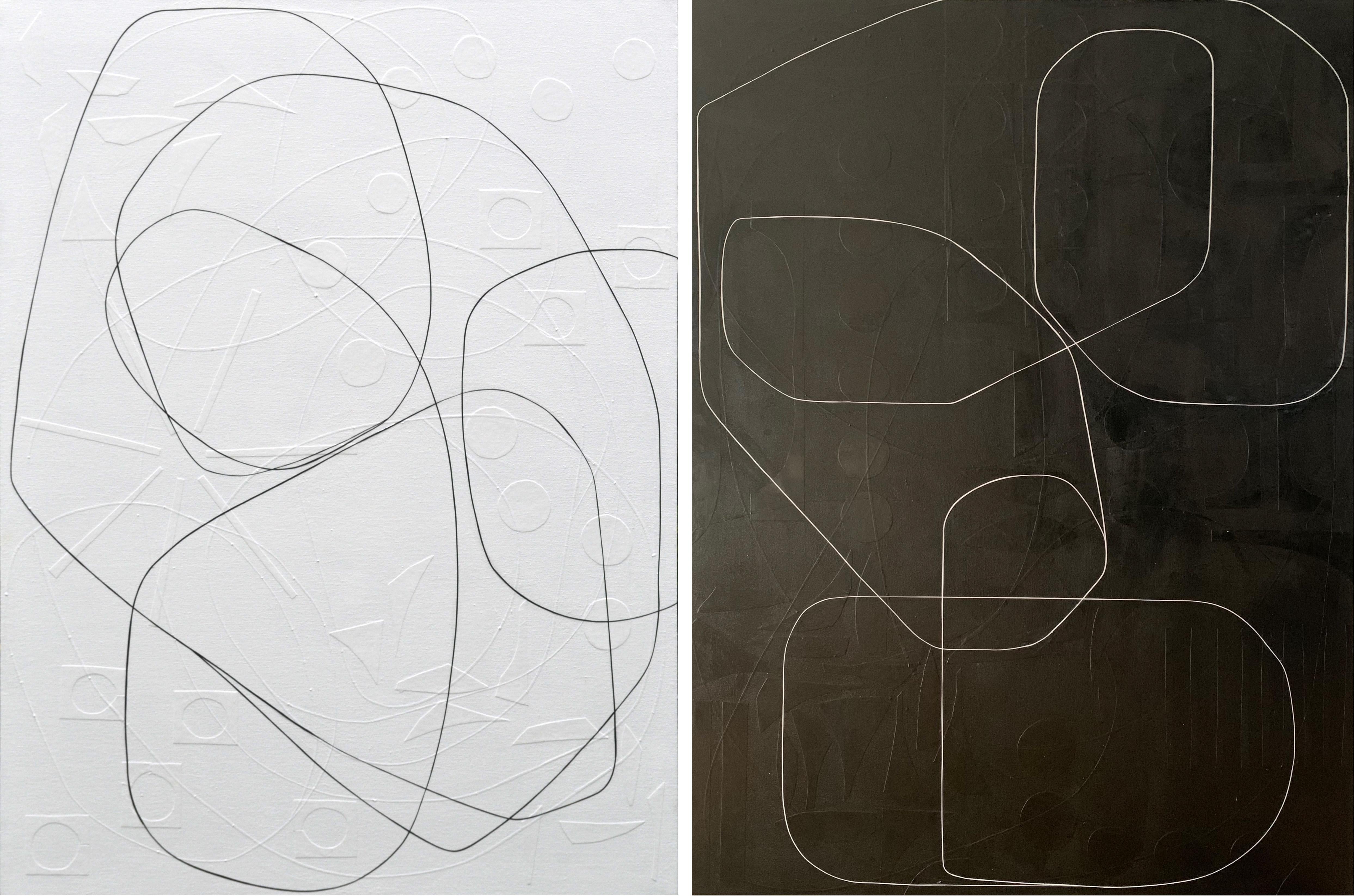 Dittico Startlight/Cream Puff - Painting di Maura Segal