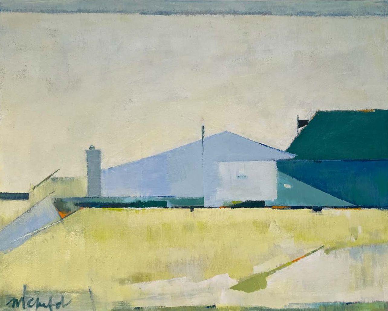 Maureen Chatfield Landscape Painting - Beach House