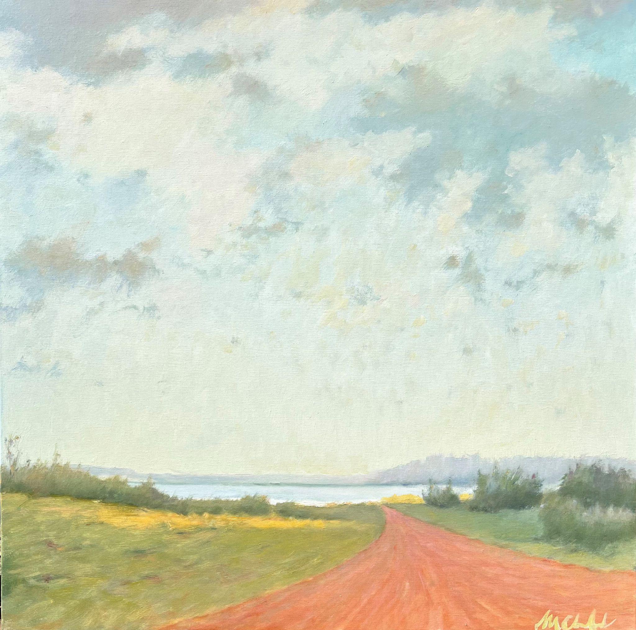 Landscape Painting de Maureen Chatfield - Principios de primavera