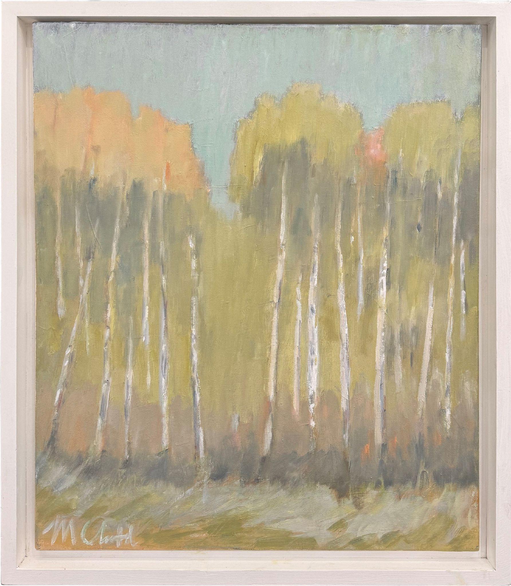 Spring Trees - Painting by Maureen Chatfield