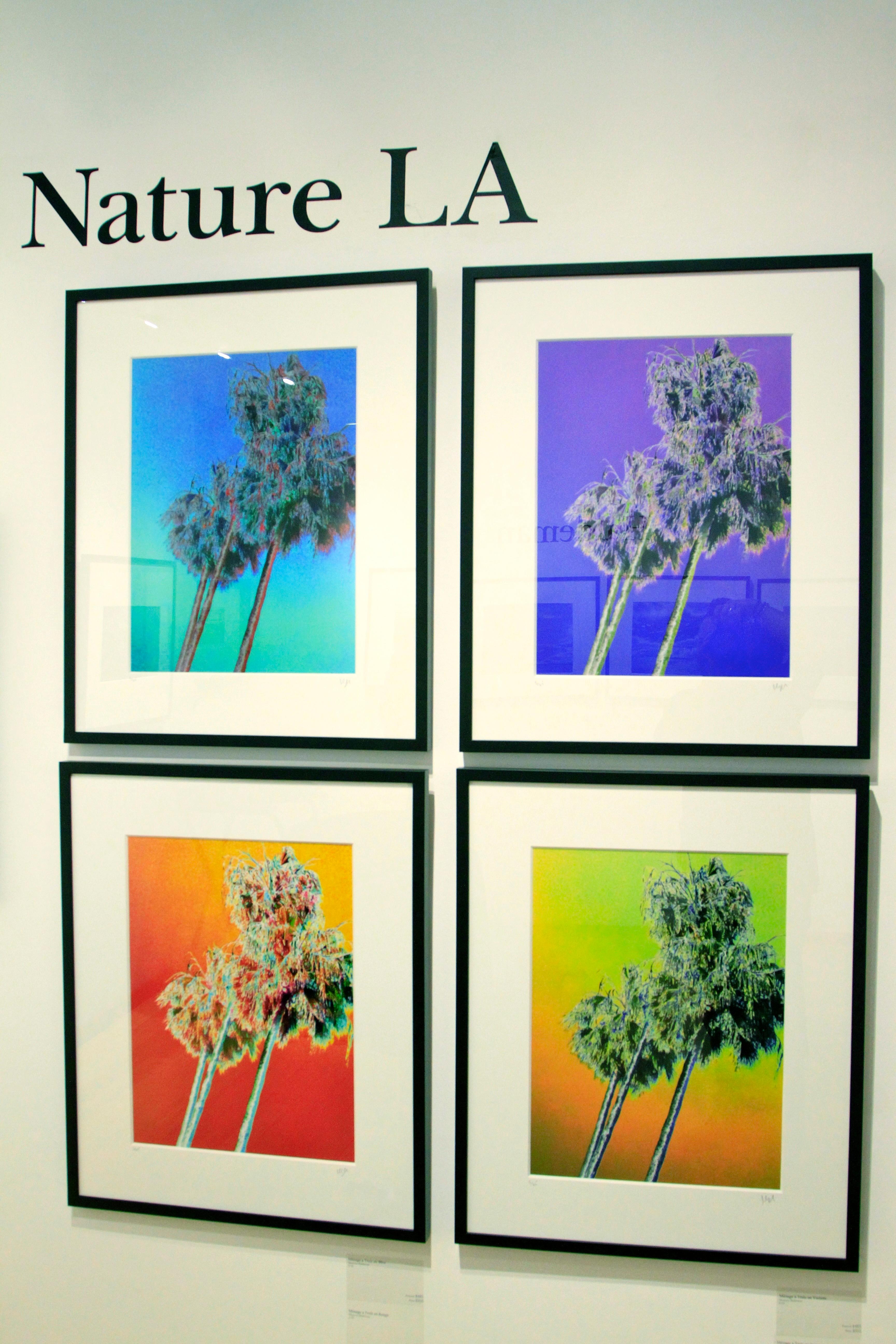 LA PALMS (Rot) – Photograph von Maureen J Haldeman