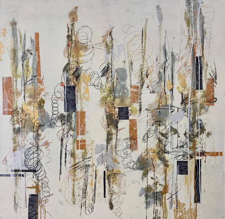 Maureen Naughton Musical Score Maureen Naughton Framed Abstract