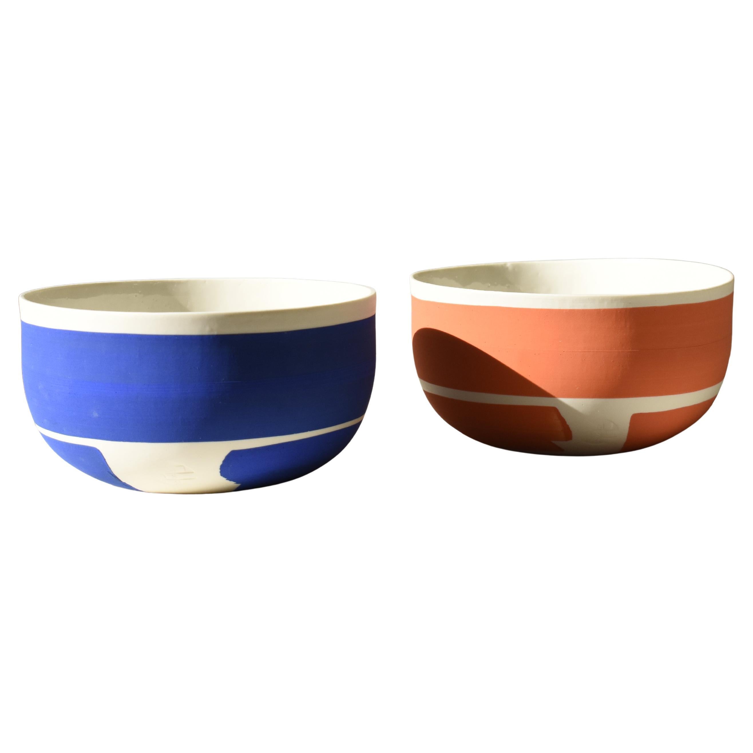 Maureen Stengel-Guillot Ceramic bowls msg, Vallauris, France