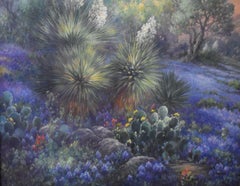 "Lone Star Sunrise"  Bluebonnet Painting
