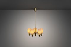 Mauri Almari "51168" Chandelier for Idman Oy, Finland 1950s