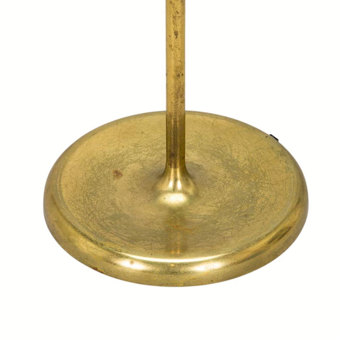 Scandinavian Modern Rare Mauri Almari '62046' Brass Floor Lamp for Idman, Finland, 1950s For Sale