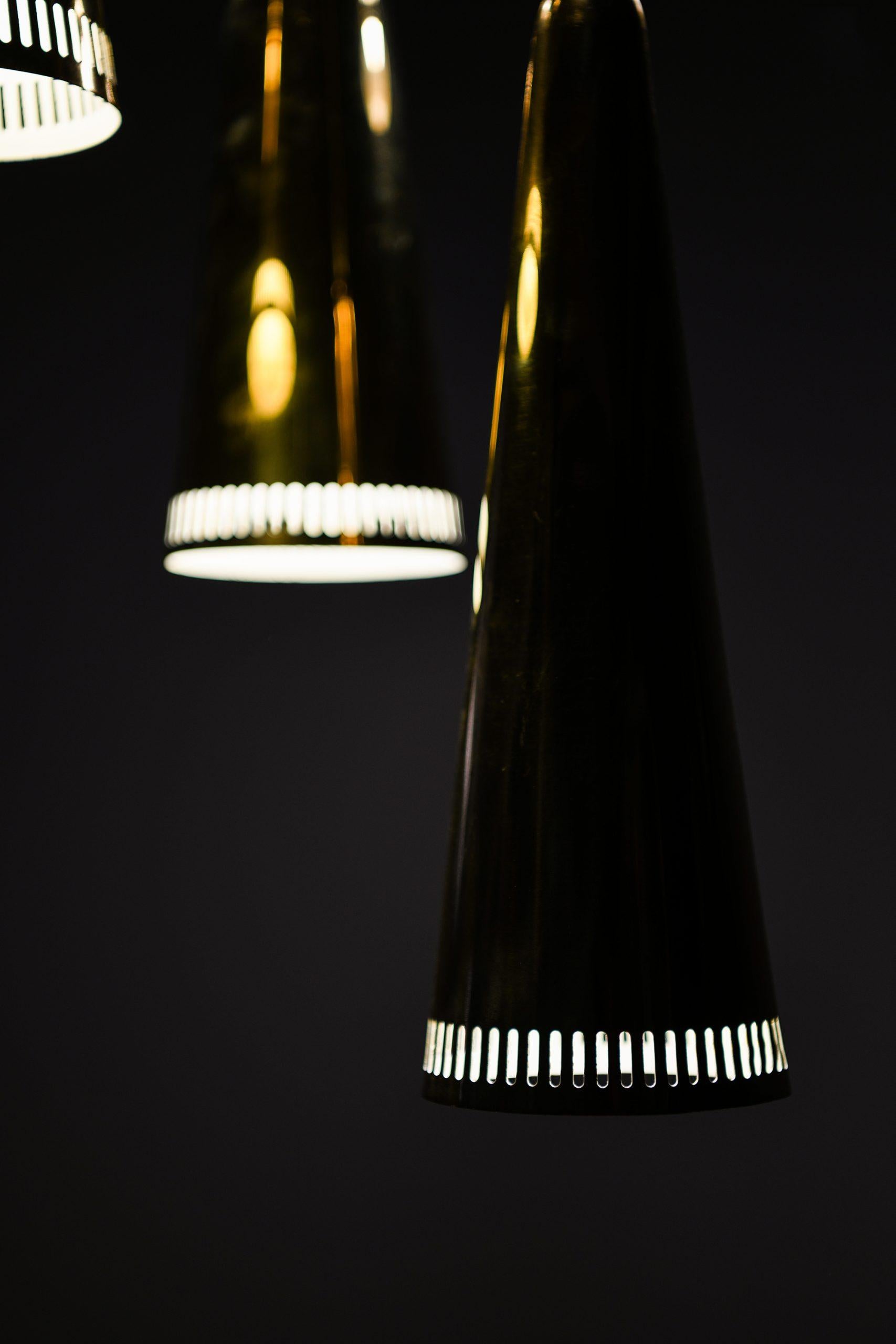 Mid-20th Century Mauri Almari Ceiling Lamp Produced by Idman in Finland