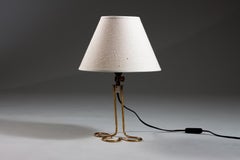 Mauri Almari lampe de bureau finlandaise en laiton des années 1950 pour Idman Oy