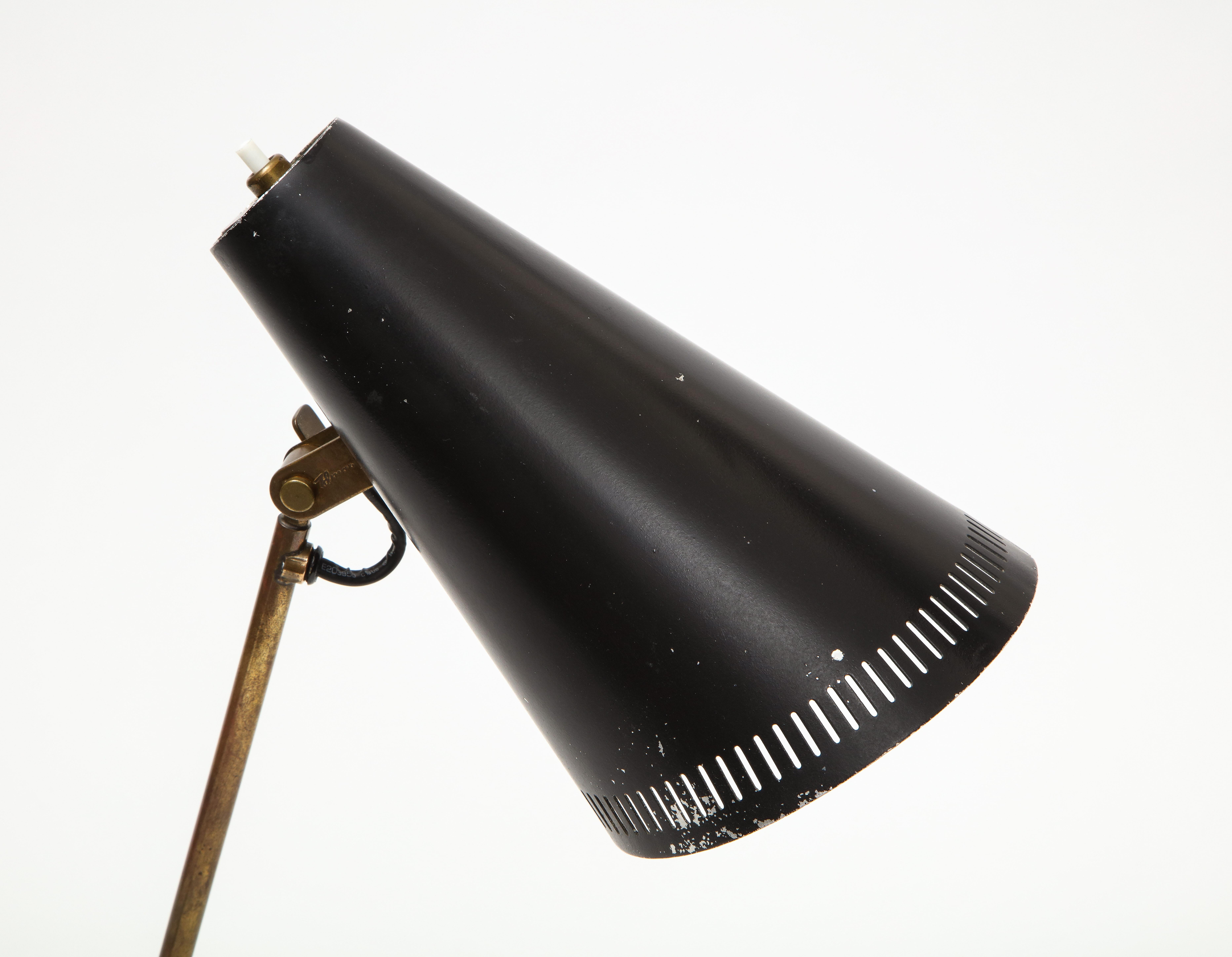 Finnish Mauri Almari Model K11-15 Table Lamp, Finland, circa 1950s