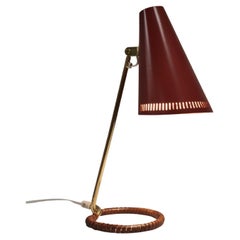Used Mauri Almari Table Lamp Model K11-15 in Red, Idman