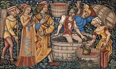 The harvest after a 16th century tapestry