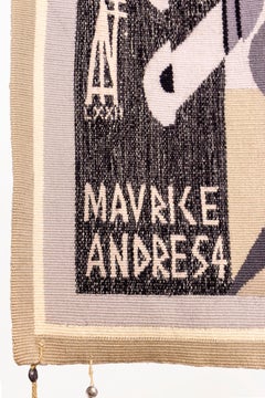 Maurice André Aubusson Tapestry, circa 1950, France