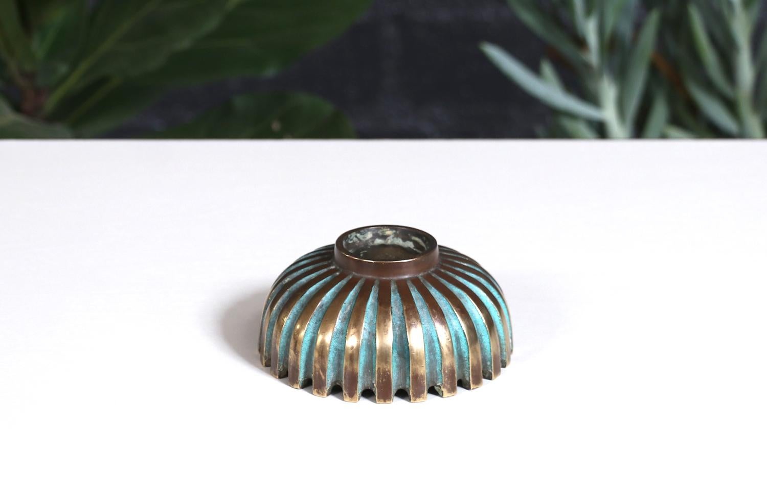 Israeli Maurice Ascalon Bronze Ashtray for Pal-Bell