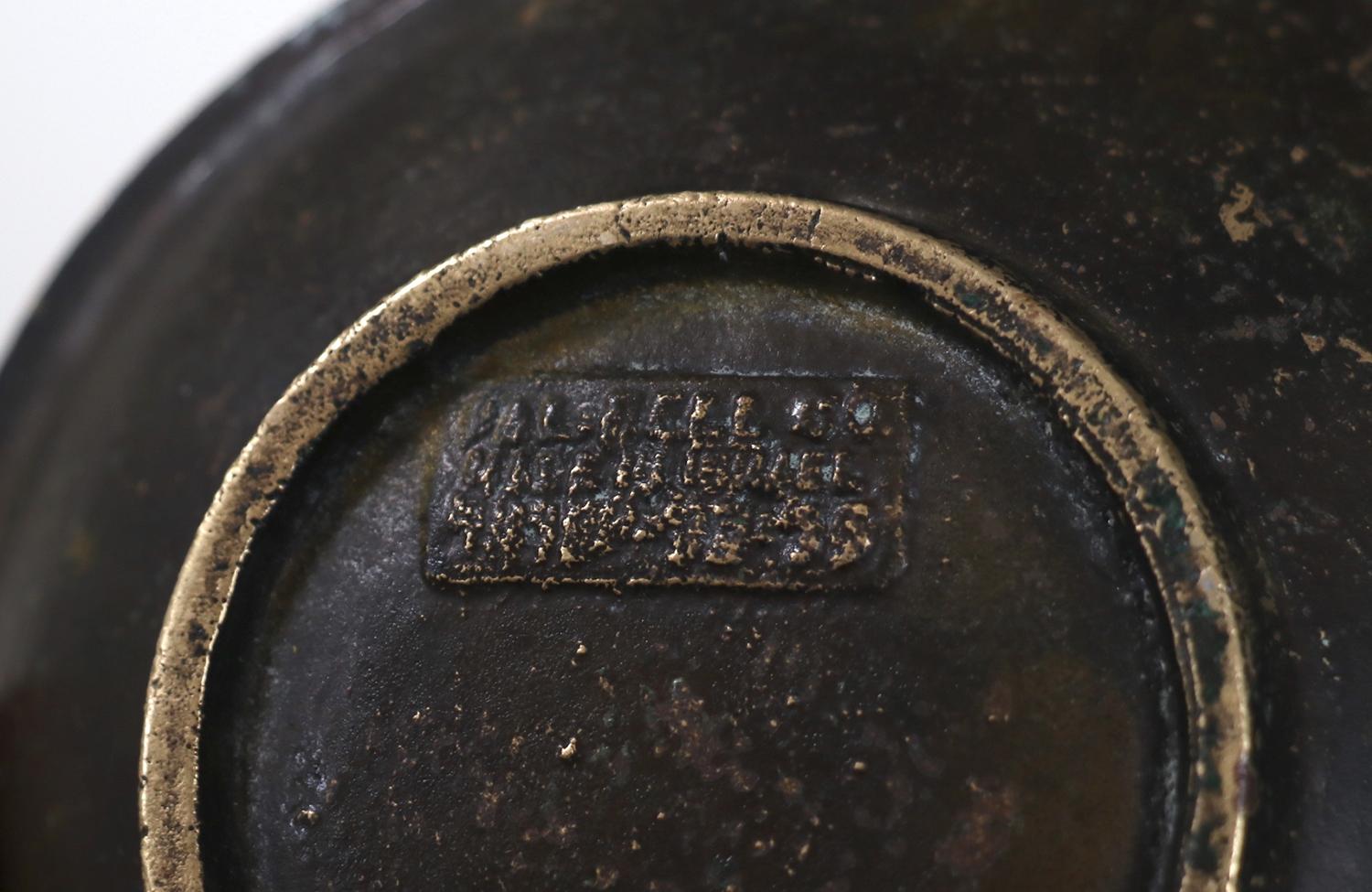 Maurice Ascalon Bronze Shell Ashtray for Pal-Bell 3