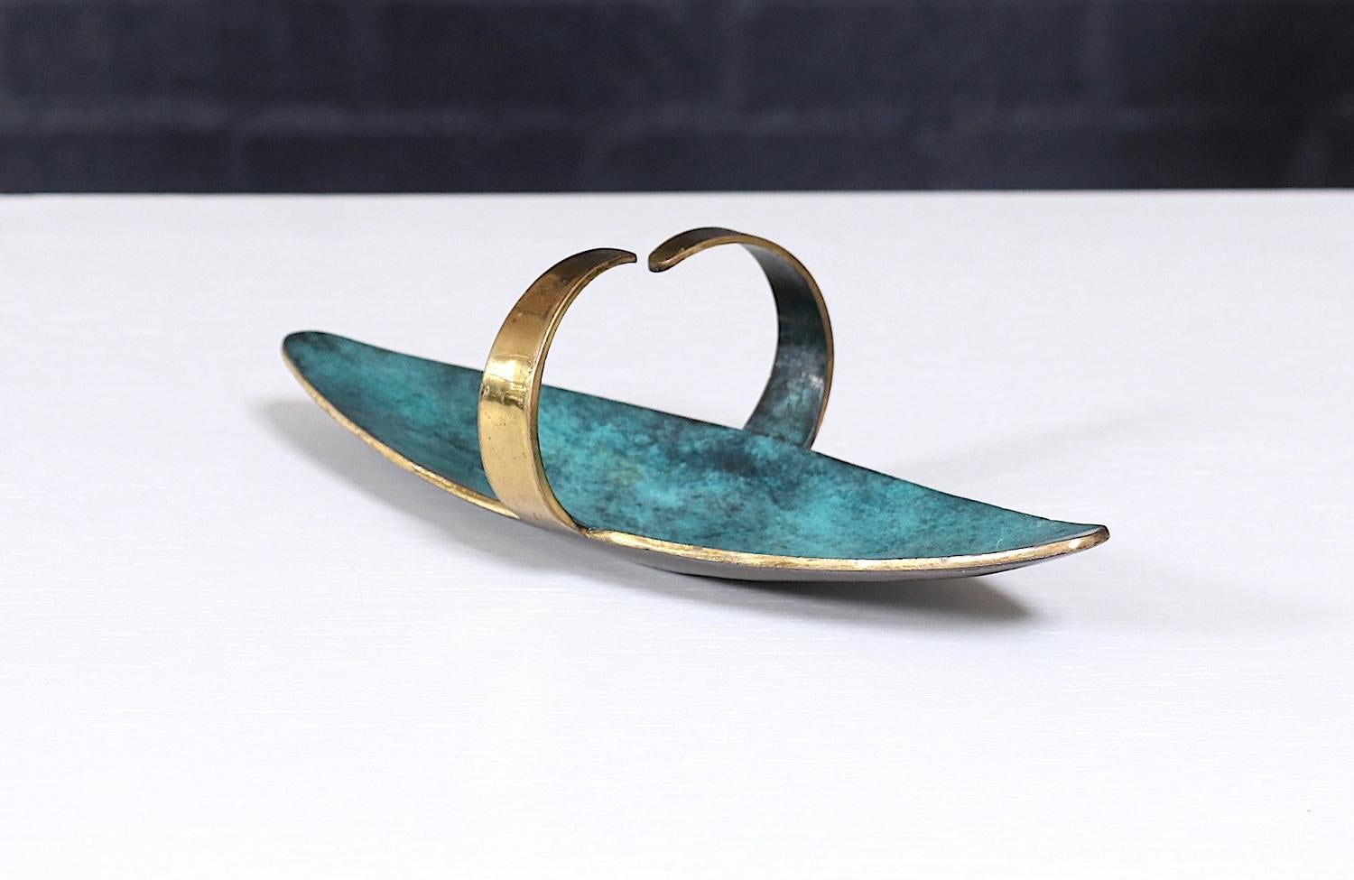 Maurice Ascalon Bronze Tray Bowl for Pal-Bell In Excellent Condition In Los Angeles, CA