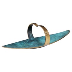 Bol à plateau en bronze Maurice Ascalon pour Pal-Bell