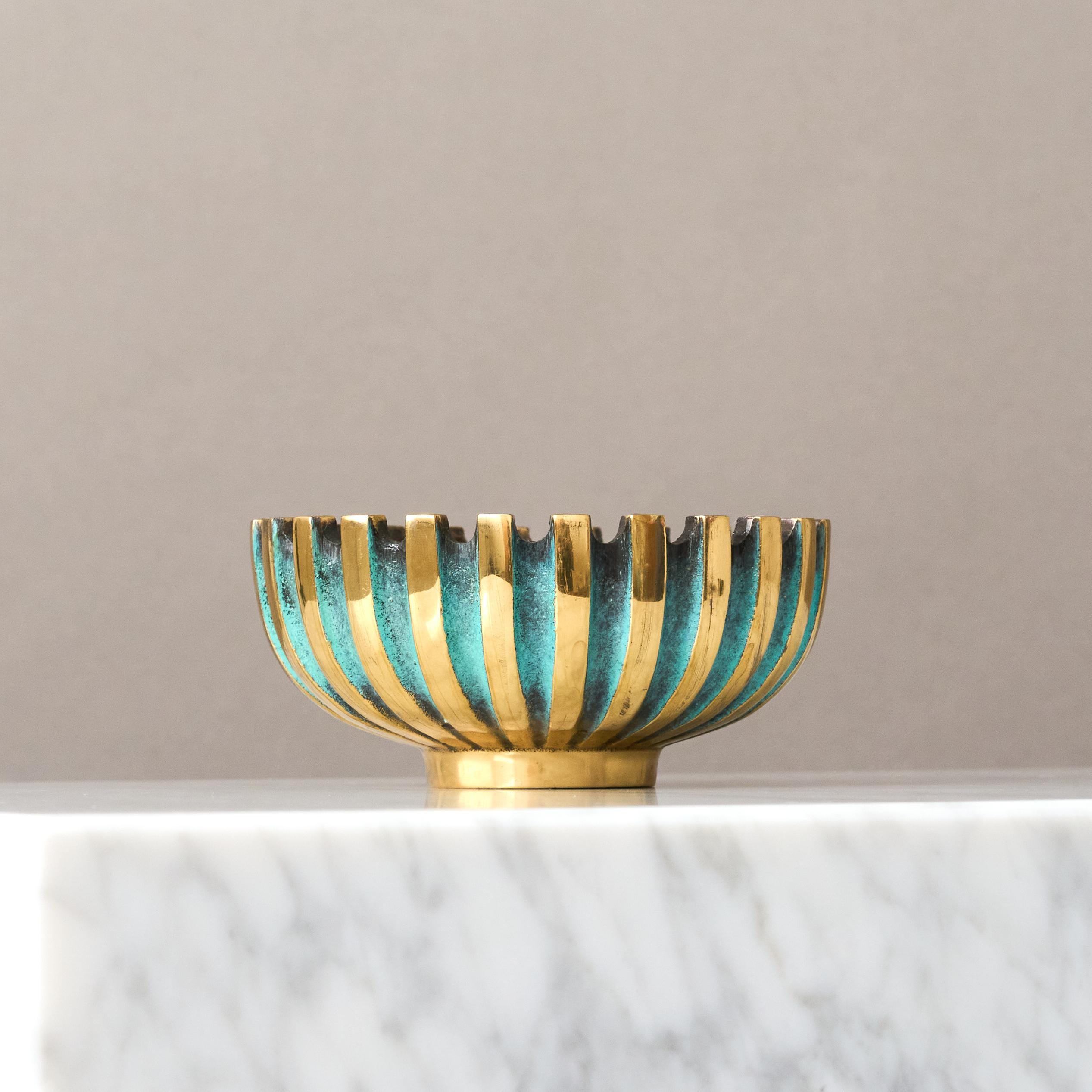 Maurice Ascalon Schale aus massiver Bronze für Pal-Bell, 1950er Jahre im Angebot 3