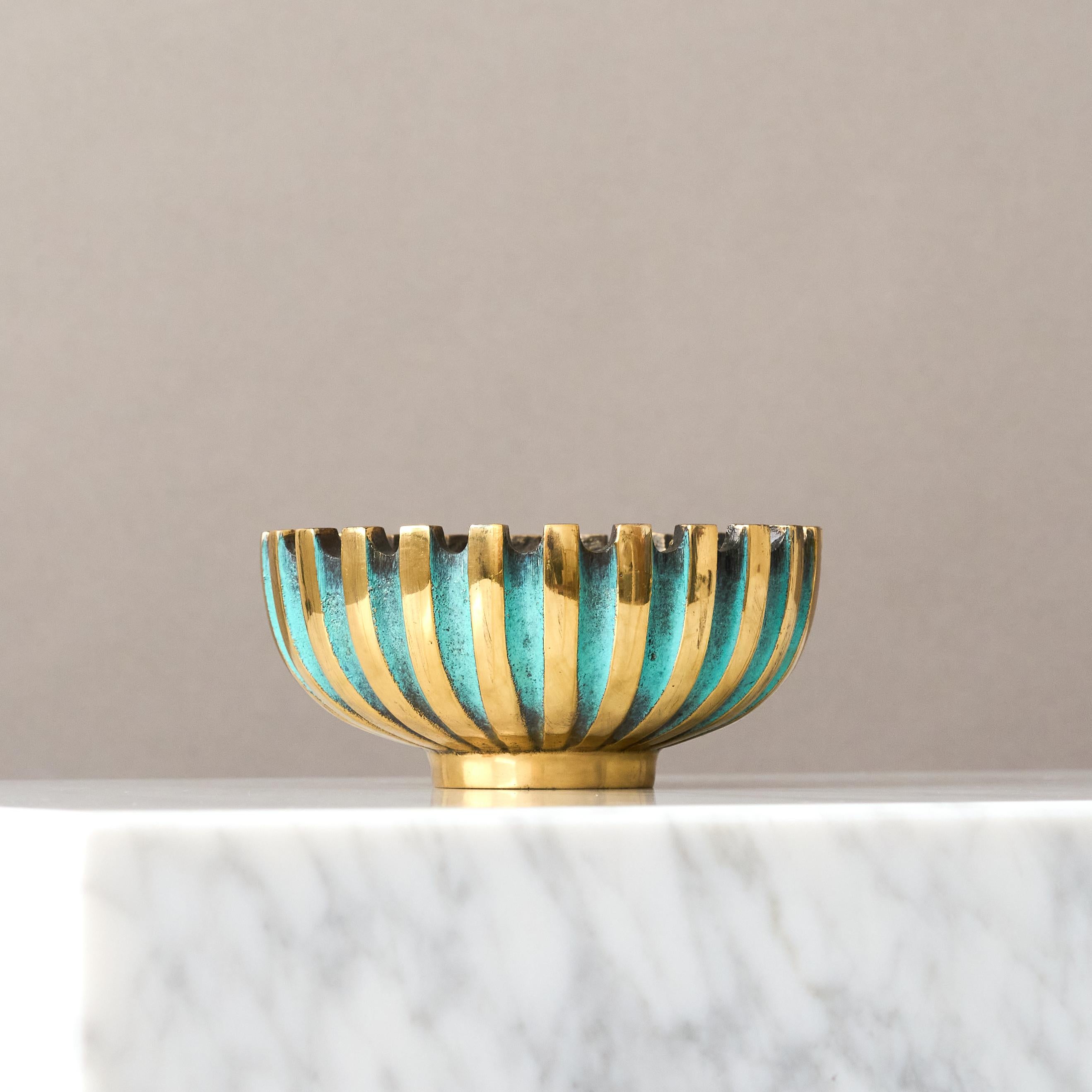 Maurice Ascalon Schale aus massiver Bronze für Pal-Bell, 1950er Jahre im Angebot 2