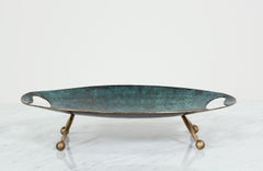 Maurice Ascalon Verdigris Bronze Tray for Pal-Bell Co.