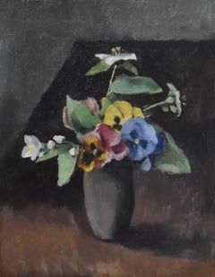 Maurice Asselin (1882-1947) Bouquet de fleurs dans un vase, 1942, huile sur toile