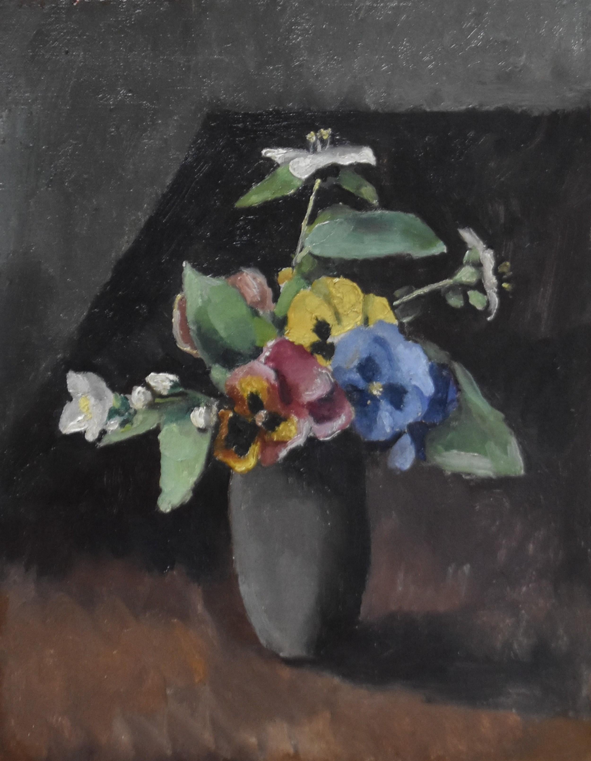 Maurice Asselin (1882-1947) Un ramo de flores en un jarrón, 1942, óleo sobre lienzo