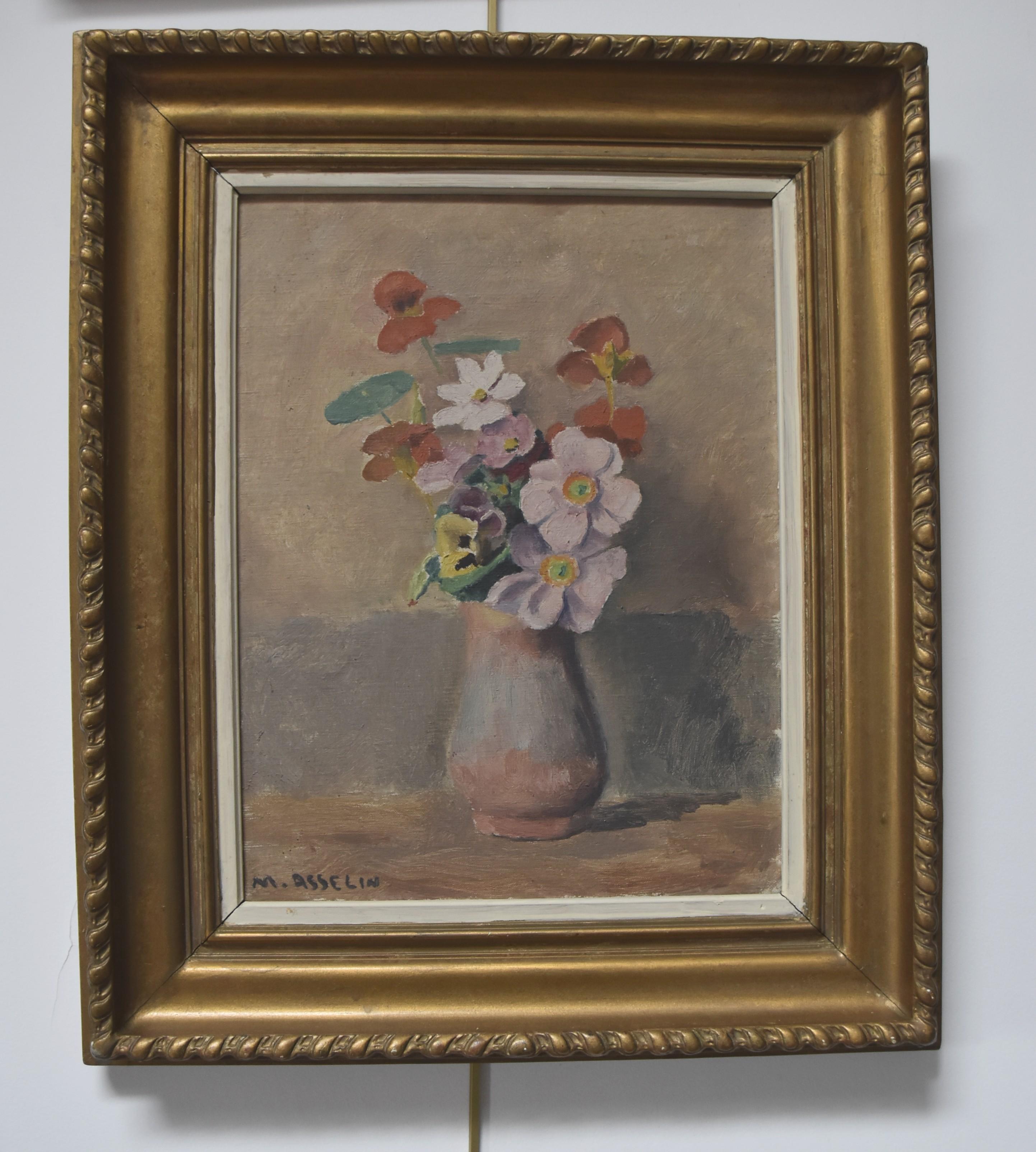 Maurice Asselin (1882-1947) A bunch of flowers in a vase, Signed oil on canvas 1