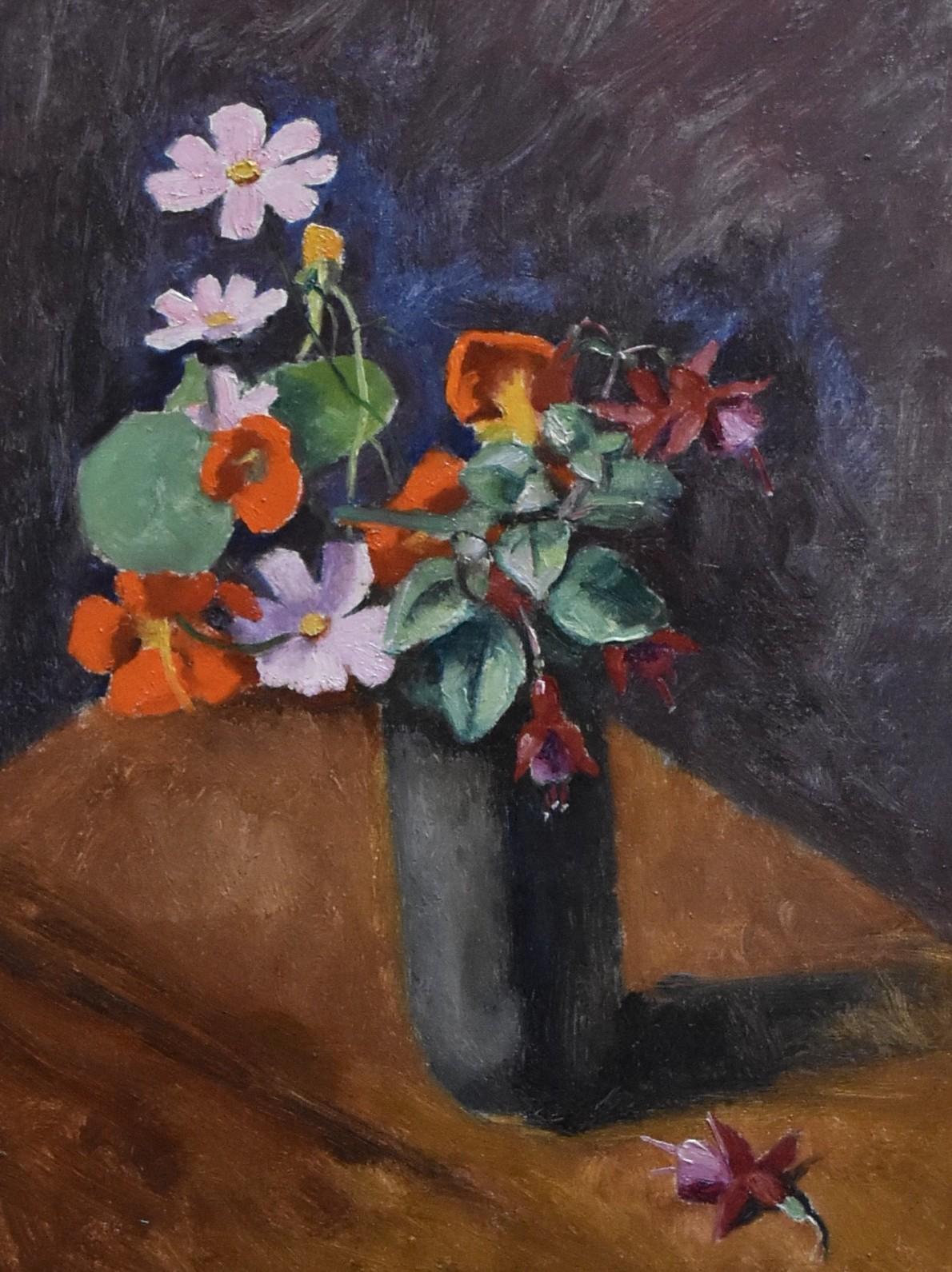 Maurice Asselin (1882-1947) A Bunch of flowers in a vase, Signed oil on canvas For Sale 3