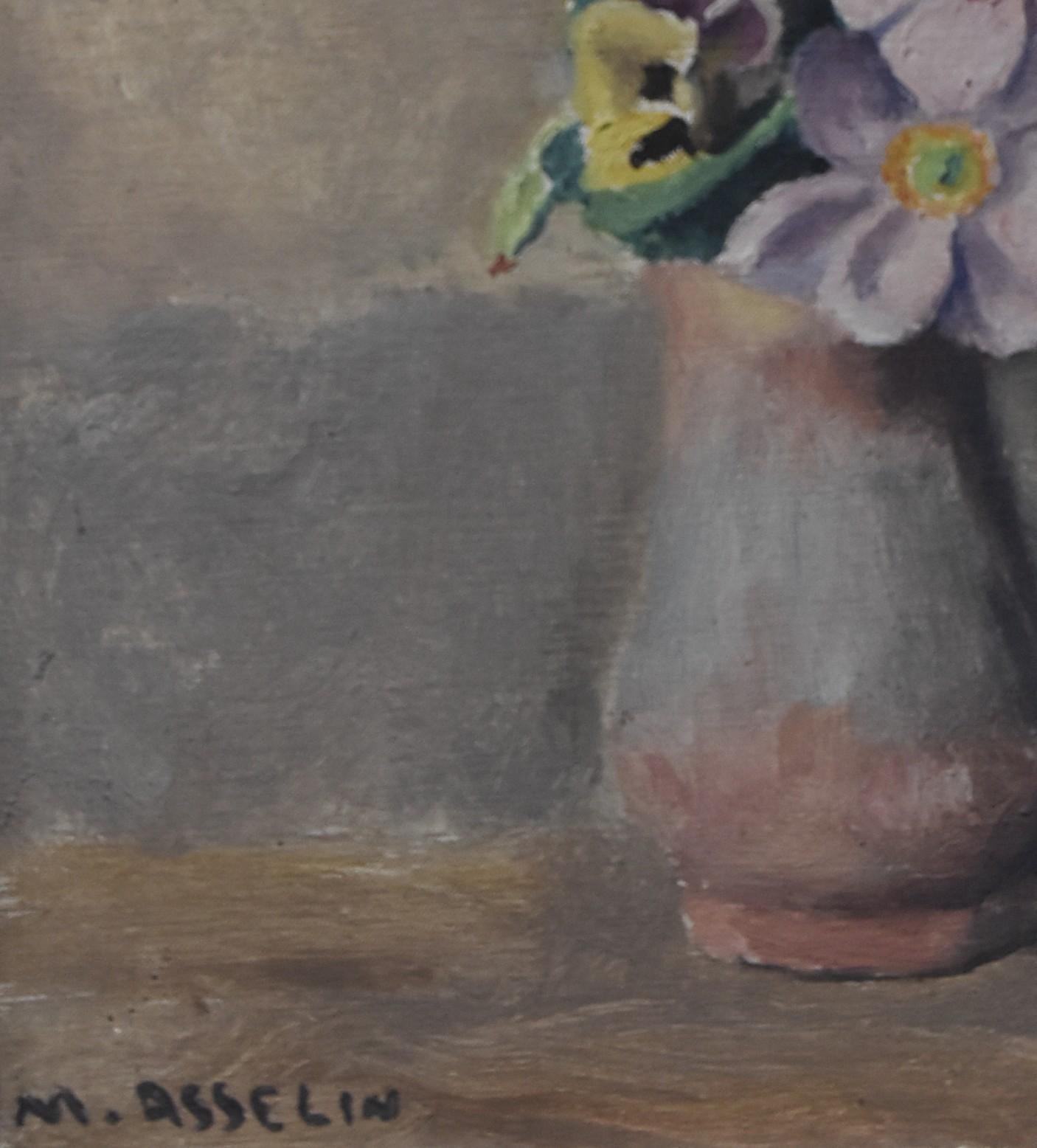 Maurice Asselin (1882-1947) A bunch of flowers in a vase, Signed oil on canvas 4