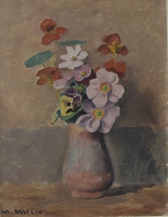 Maurice Asselin (1882-1947) A bunch of flowers in a vase, Signed oil on canvas