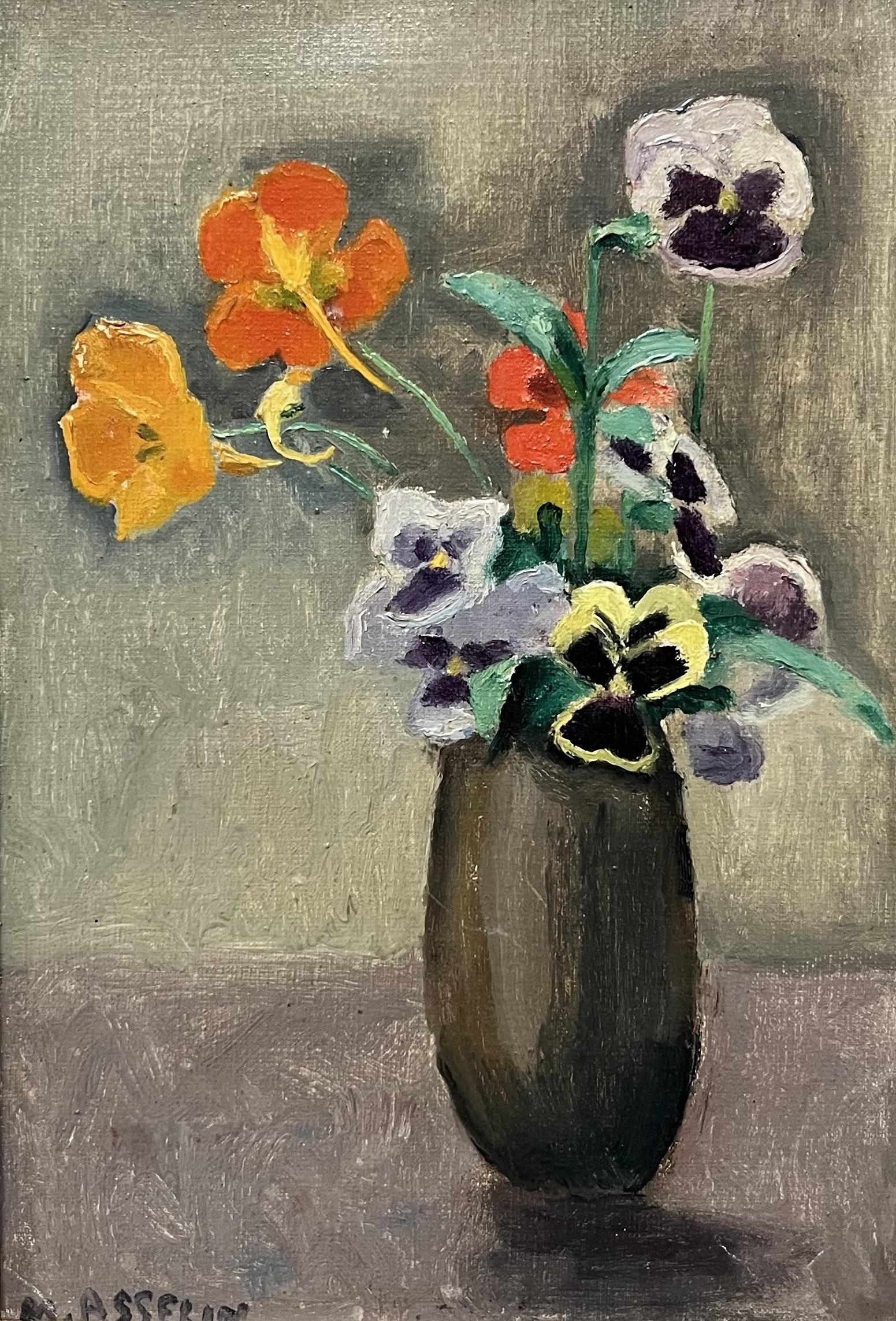 Maurice Asselin (1882-1947) Un mazzo di fiori, dipinto a olio firmato