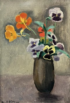 Maurice Asselin (1882-1947) Un ramo de flores, Óleo firmado