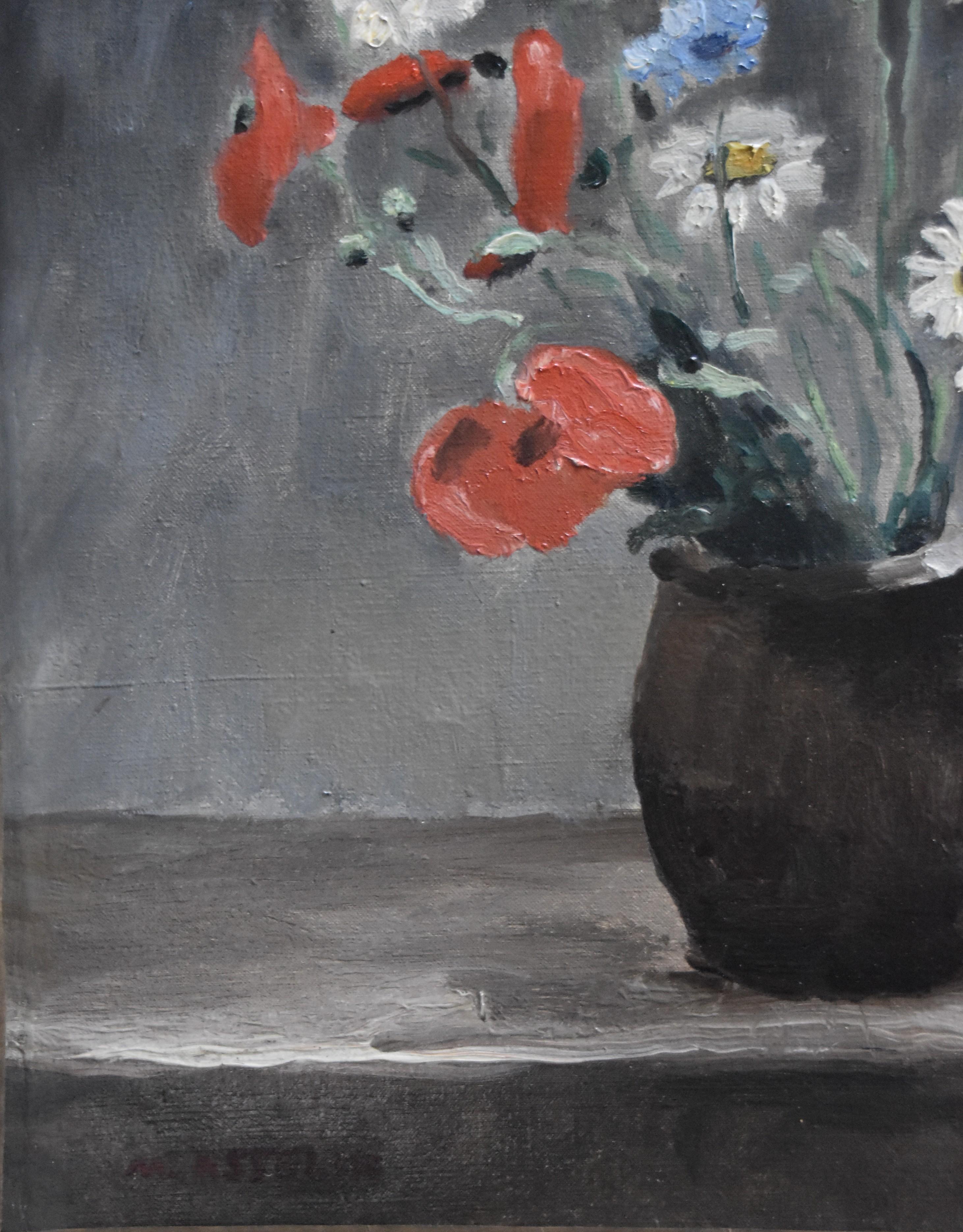 Maurice Asselin (1882-1947) A Field flower bouquet, oil on canvas, signed 5