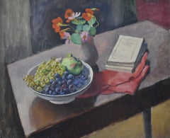 Vintage Maurice Asselin (1882-1947) A Still life with a book, oil on canvas, signed