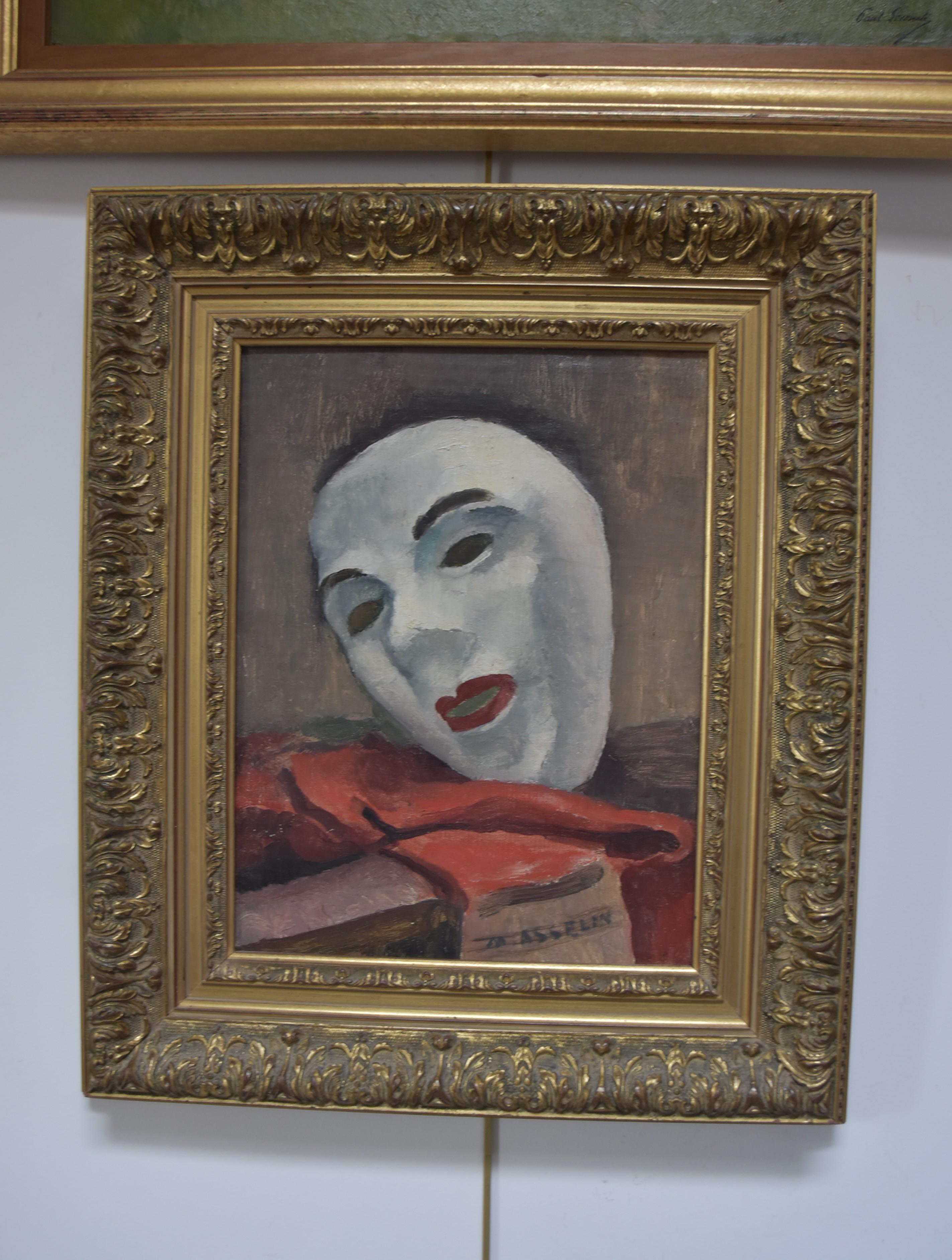 Maurice Asselin (1882-1947) Le Masque blanc, oil on canvas, signed For Sale 2