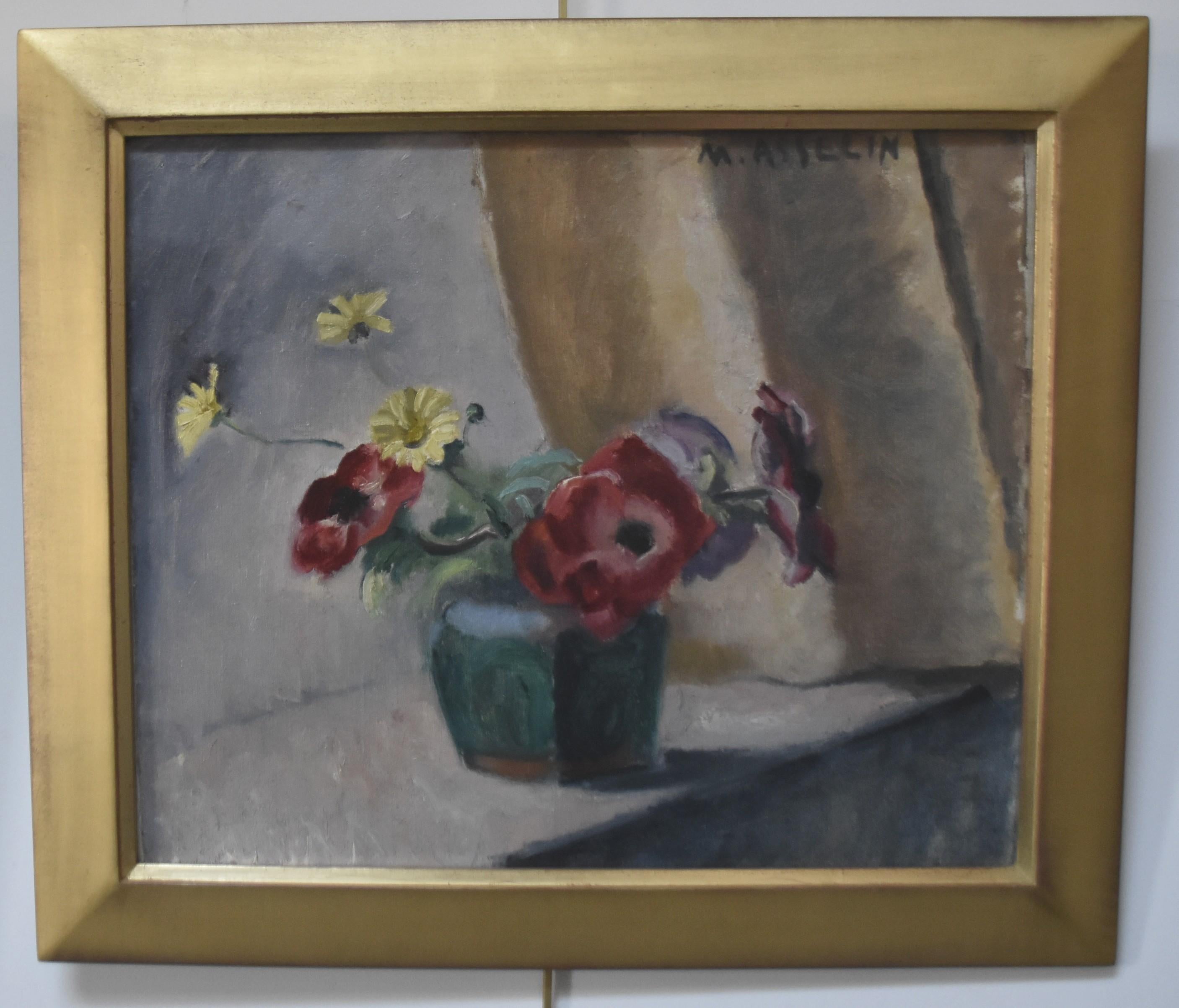 Maurice Asselin (1882-1947) Les Anémones, oil on canvas signed For Sale 7